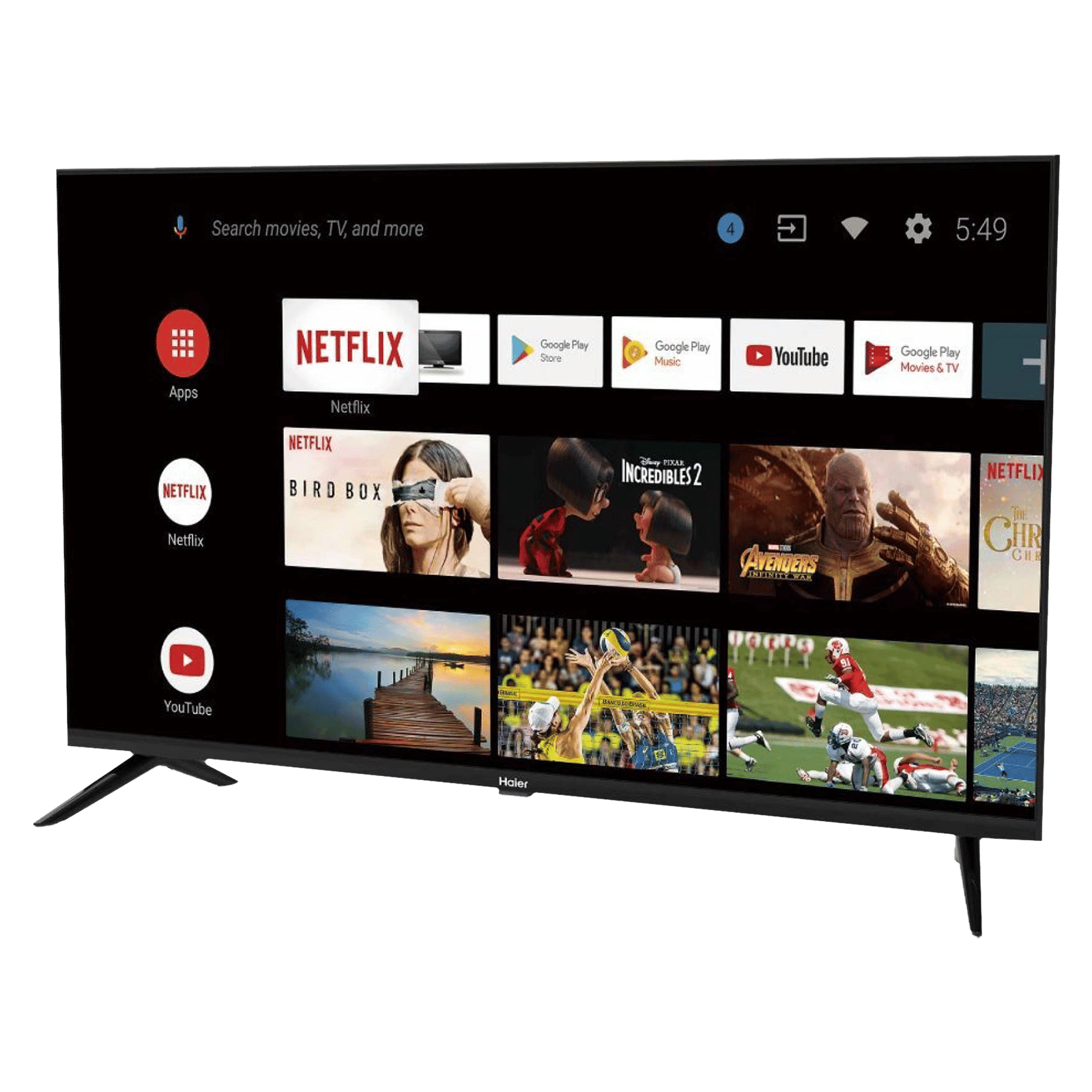 Haier 109 cm (43 inch) LED 4K Ultra HD Android TV with Google Assistant (2022 model)_7