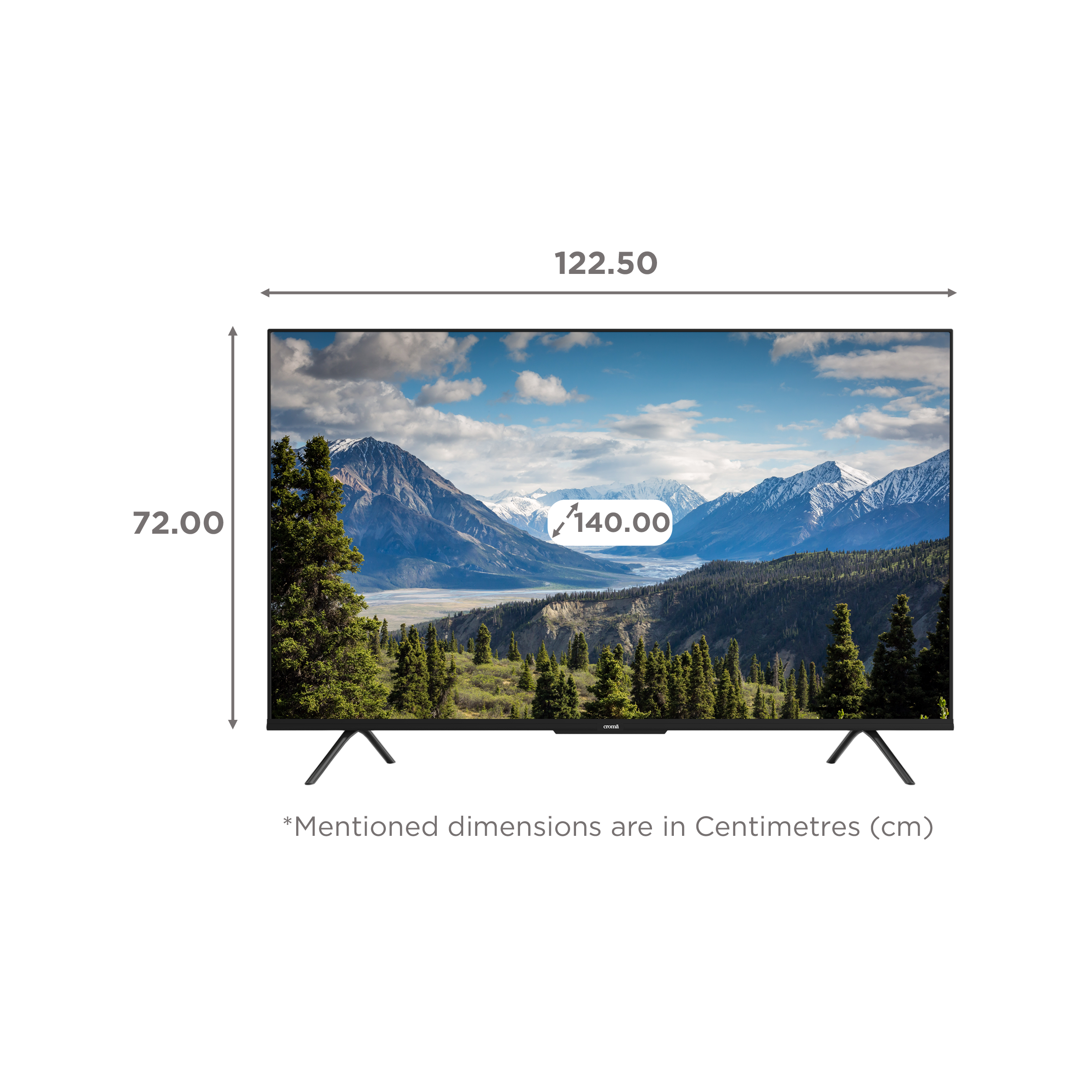 Croma 140 cm (55 inch) QLED 4K Ultra HD Google TV with A Plus Grade Panel Croma 140 cm (55 inch) QLED 4K Ultra HD Google TV with A Plus Grade Panel_2