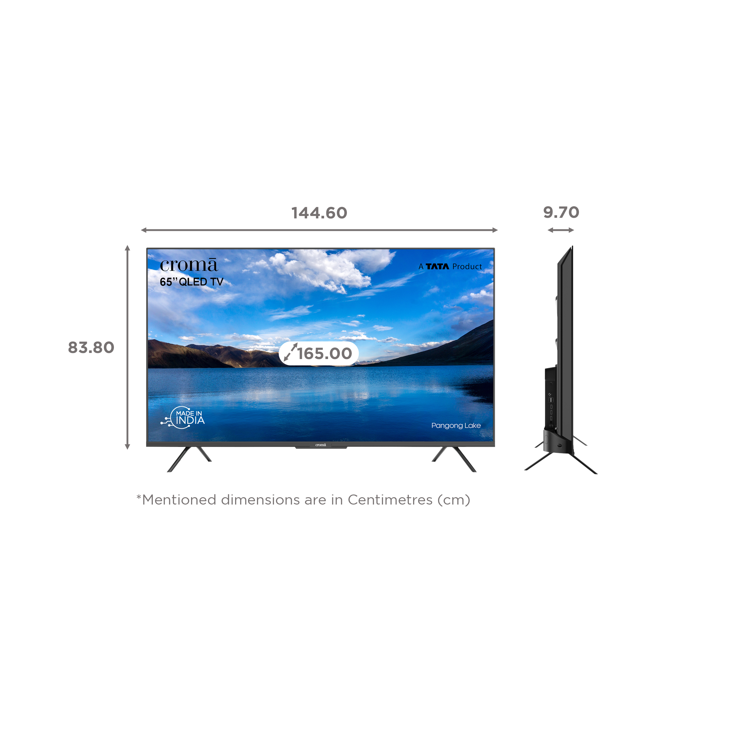 Croma 165 cm (65 inch) QLED 4K Ultra HD Google TV with Dolby Atmos Croma 165 cm (65 inch) QLED 4K Ultra HD Google TV with Dolby Atmos_2