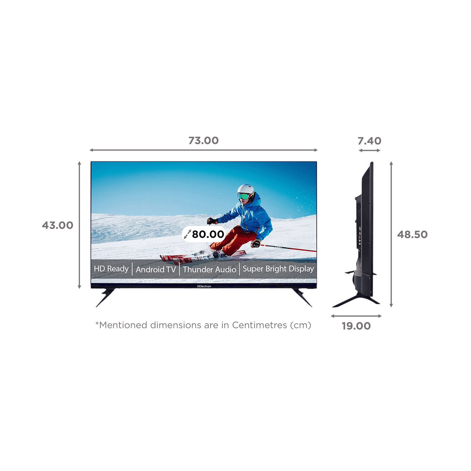 XElectron Series X 80 cm (32 inch) HD Ready LED Android TV with Dolby Audio (2022 model) XElectron Series X 80 cm (32 inch) HD Ready LED Android TV with Dolby Audio (2022 model)_2