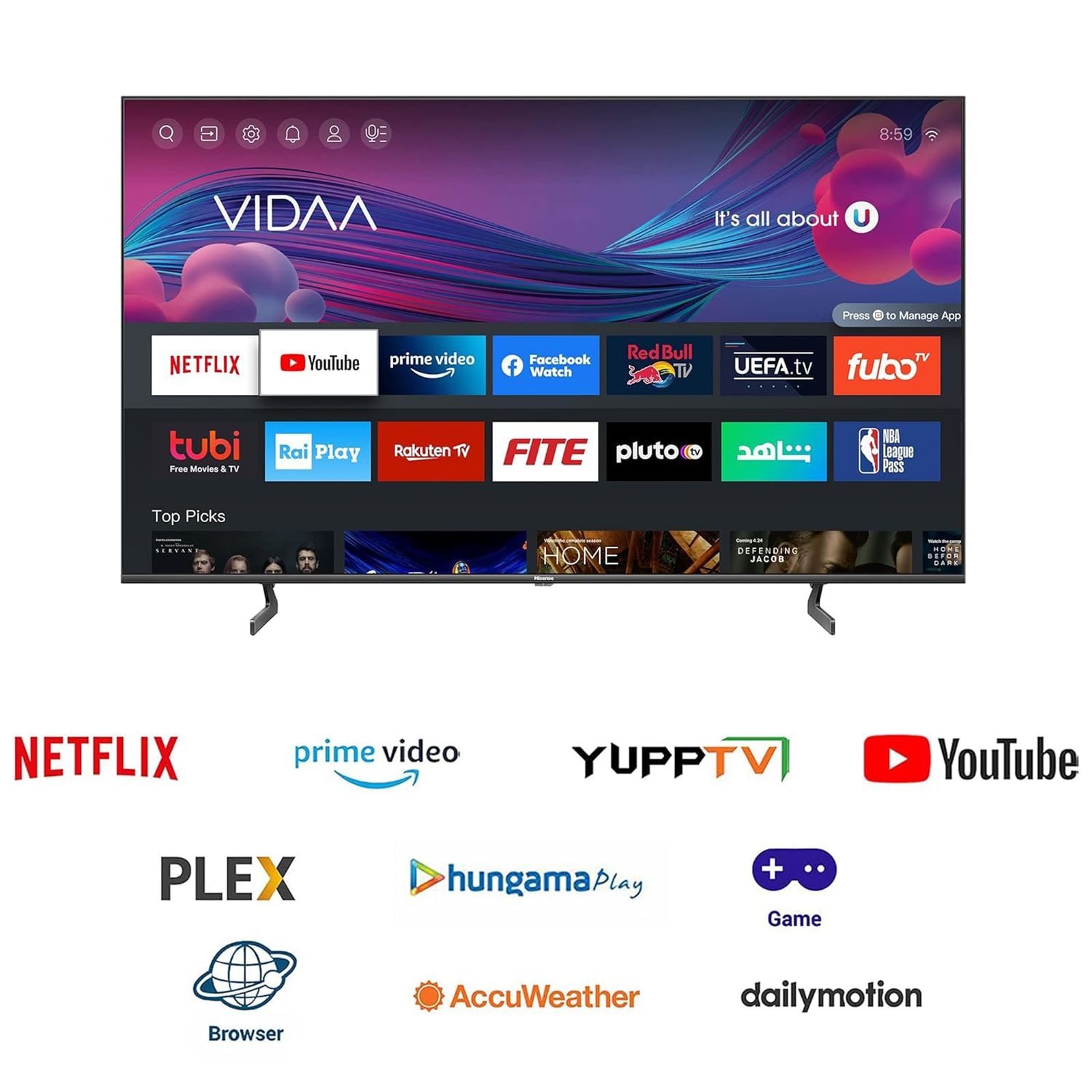 Hisense 65U7H 165 cm (65 inch) QLED 4K Ultra HD VIDAA TV with Dolby Vision & Dolby Atmos (2022 model)_20