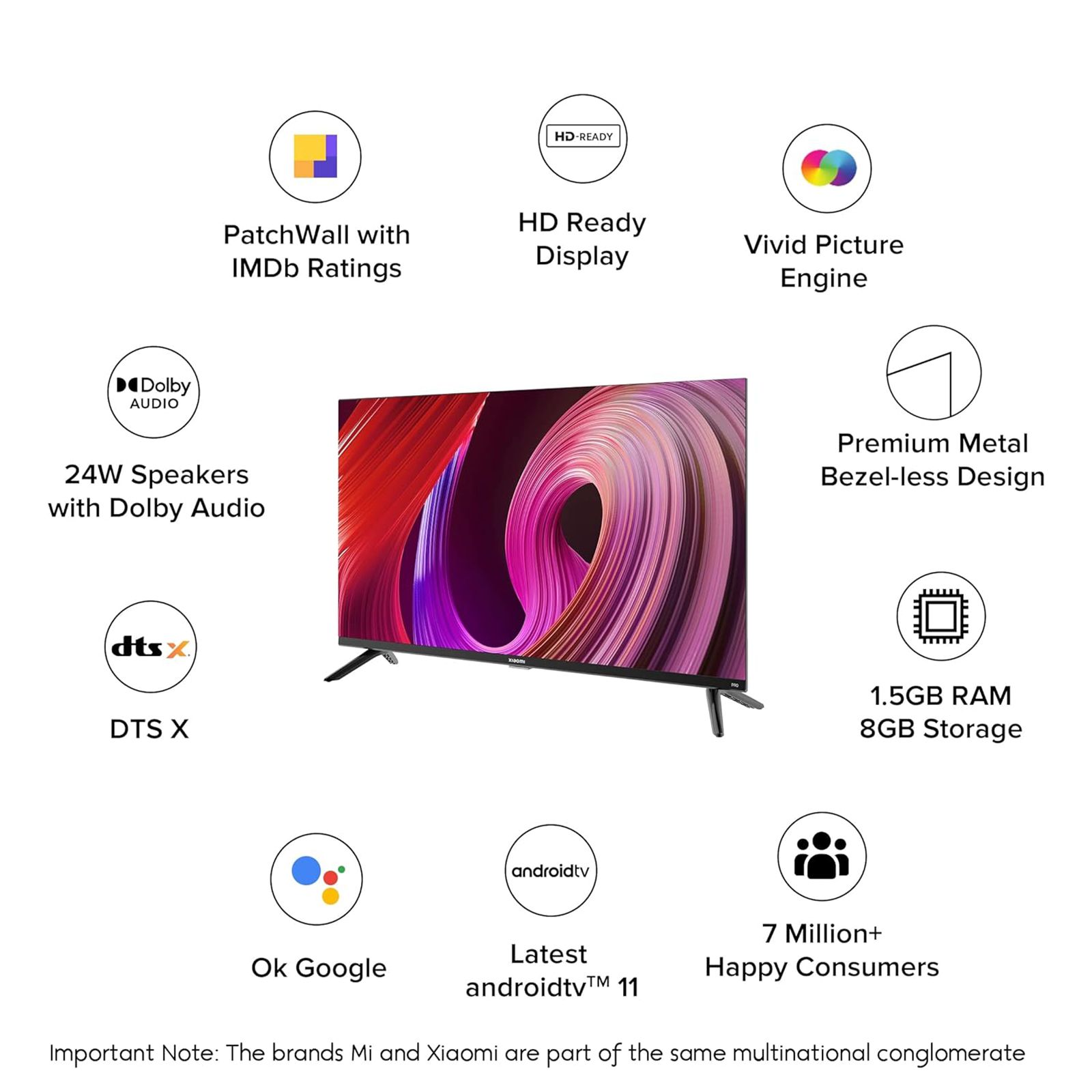 Xiaomi 5A Pro 80 cm (32 inch) HD Ready LED Smart Android TV with Dolby Audio (2022 model)_7
