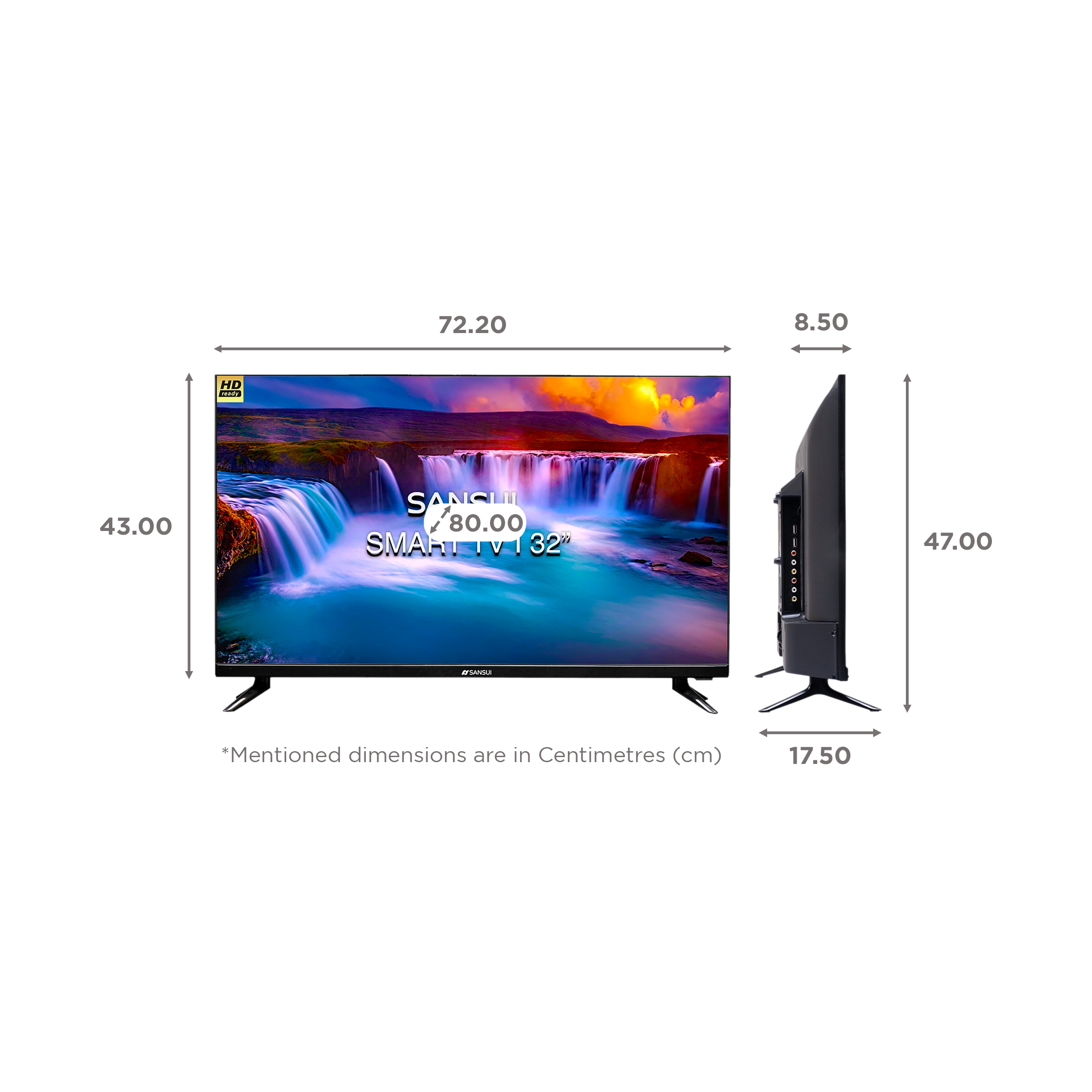 SANSUI 80 cm (32 inch) HD Ready Smart Android TV with 20W Speaker (2021 model) SANSUI 80 cm (32 inch) HD Ready Smart Android TV with 20W Speaker (2021 model)_2