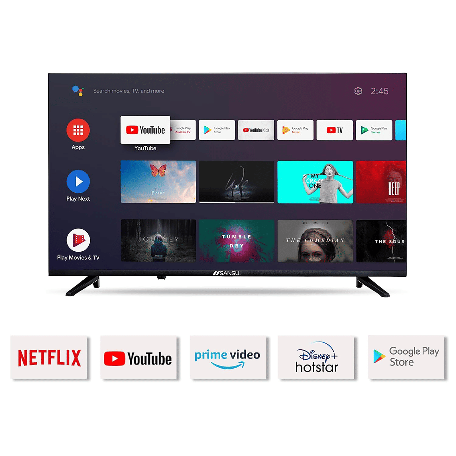 SANSUI 80 cm (32 inch) HD Ready Smart Android TV with Dolby Audio (2021 model) SANSUI 80 cm (32 inch) HD Ready Smart Android TV with Dolby Audio (2021 model)_9