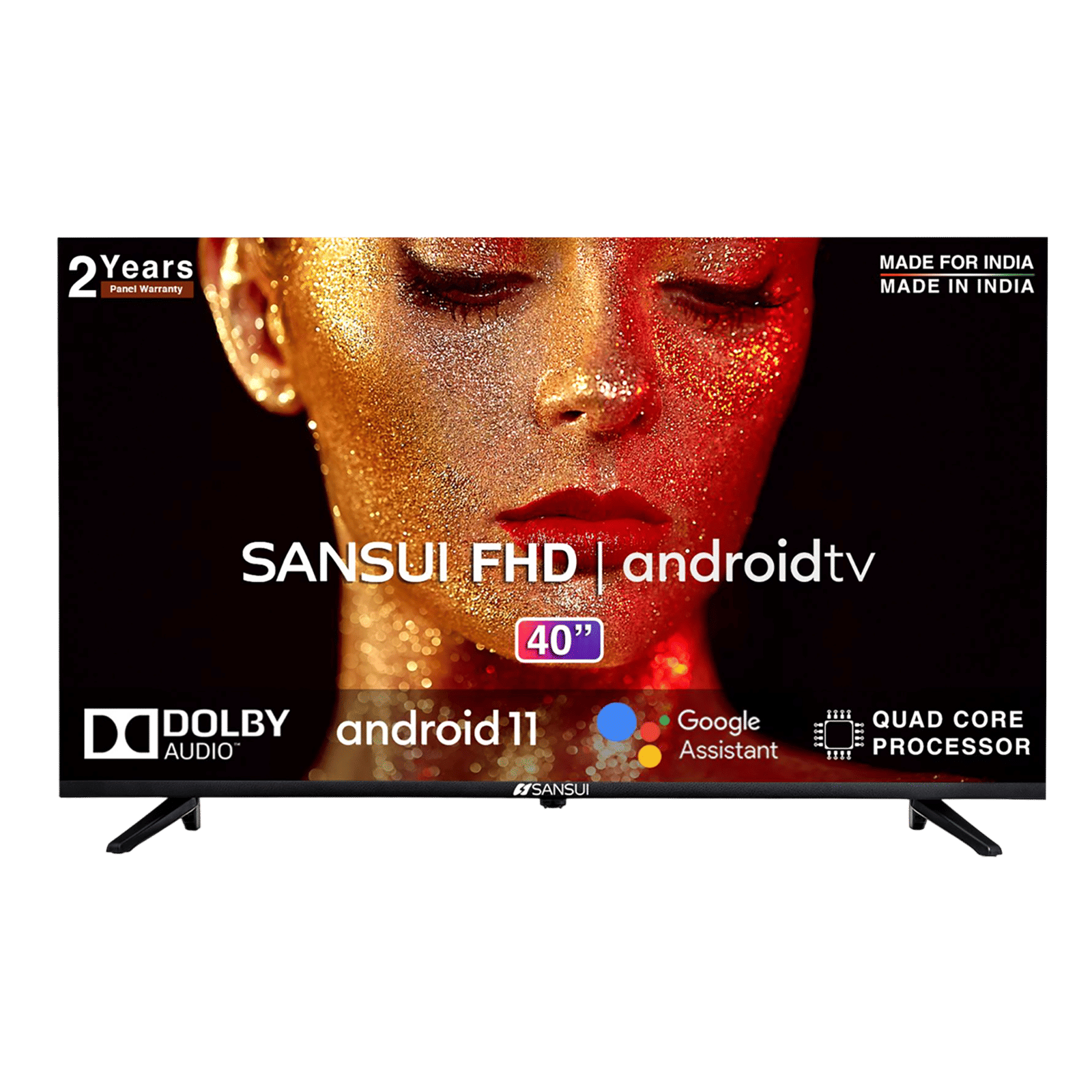 SANSUI 100 cm (40 inch) Full HD Smart Android TV with Dolby Audio (2021 model)_1