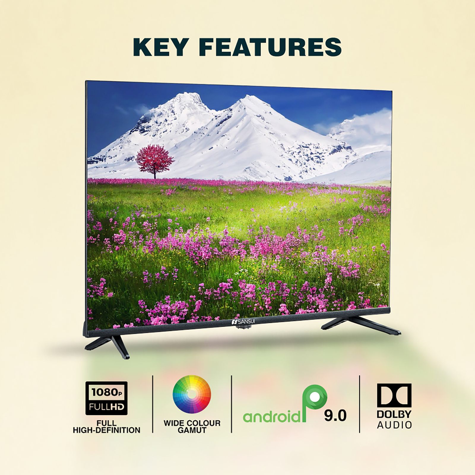 SANSUI 109 cm (43 inch) Full HD Smart Android TV with Dolby Audio (2021 model) SANSUI 109 cm (43 inch) Full HD Smart Android TV with Dolby Audio (2021 model)_9