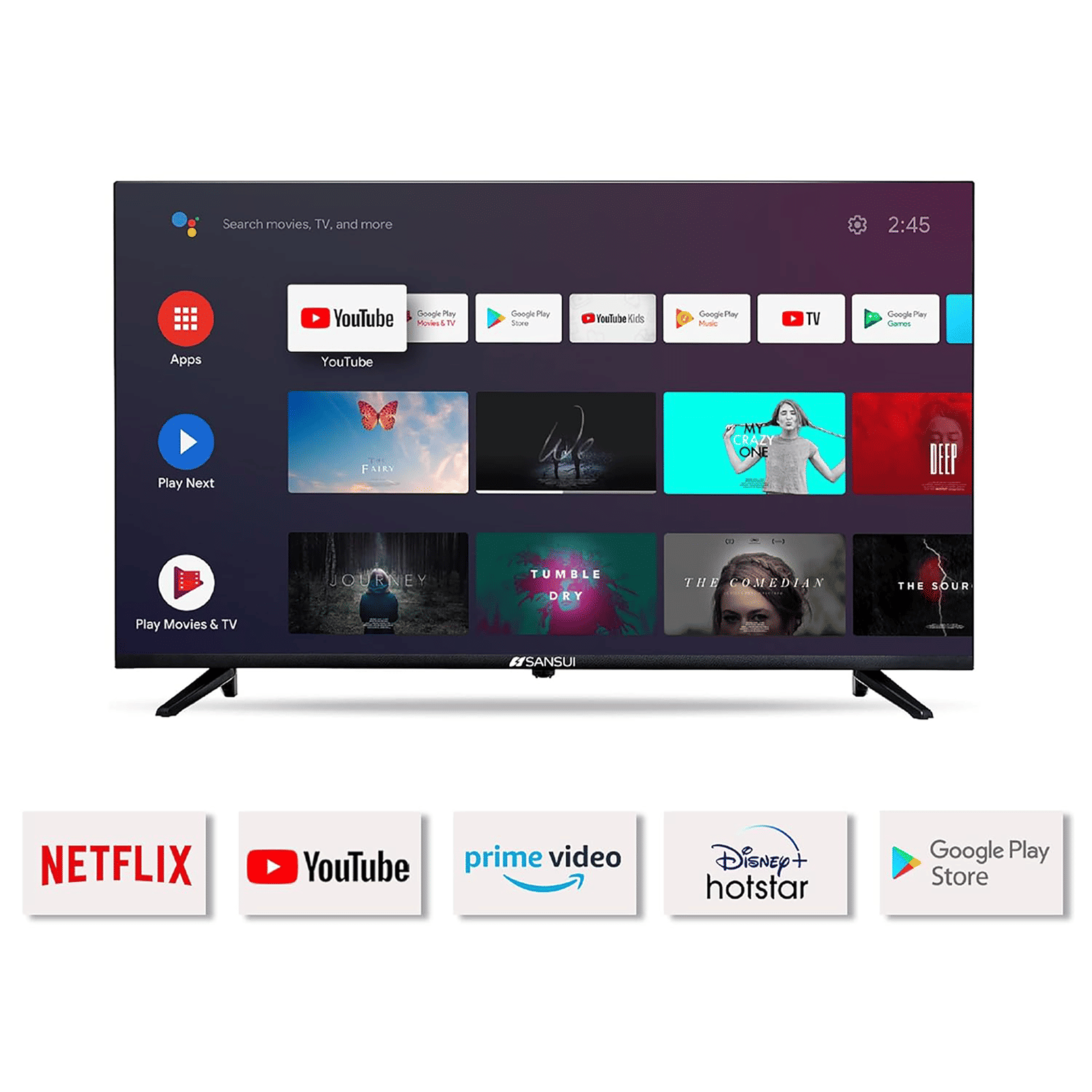 SANSUI 109 cm (43 inch) Full HD Smart Android TV with Dolby Audio (2021 model) SANSUI 109 cm (43 inch) Full HD Smart Android TV with Dolby Audio (2021 model)_13