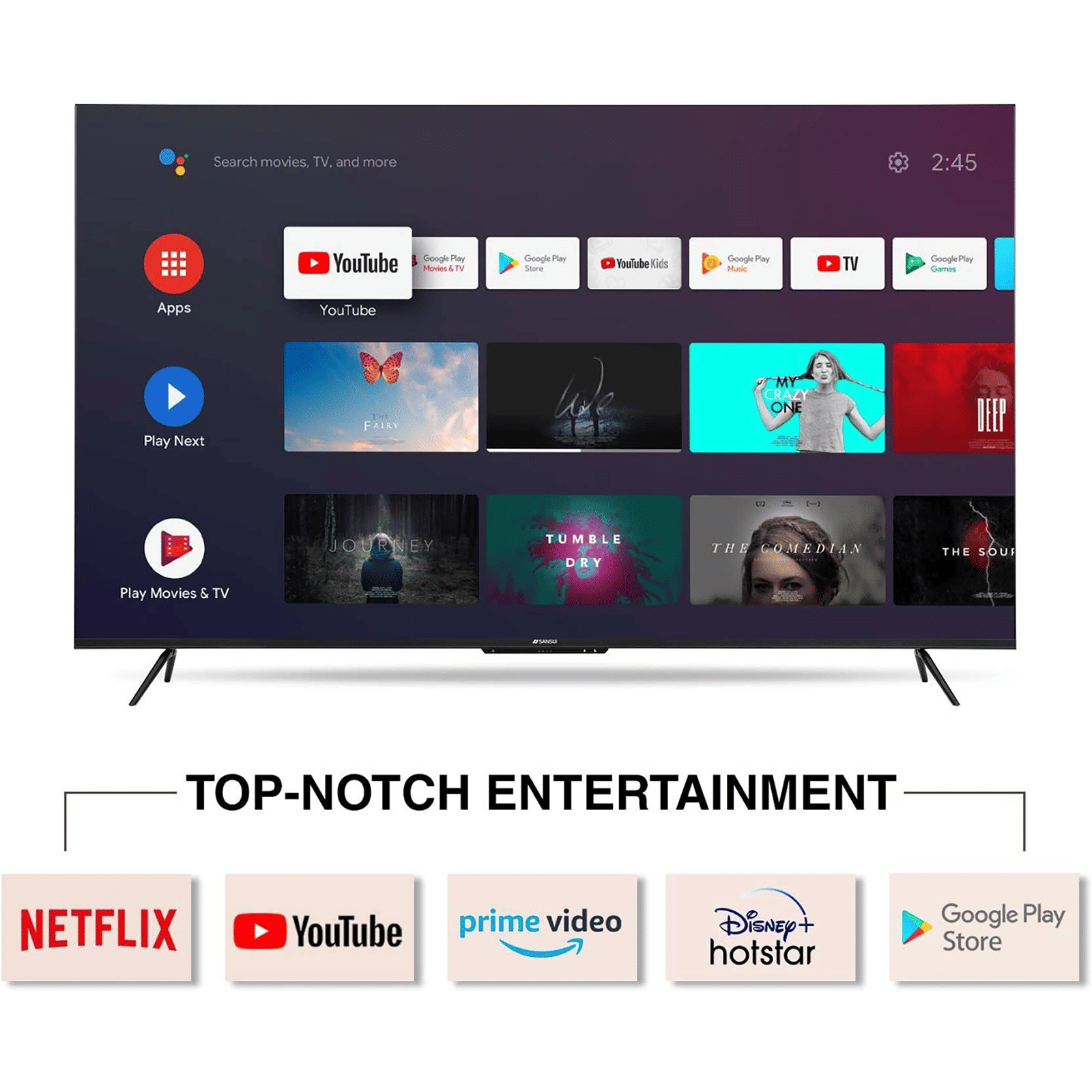 SANSUI 165 cm (65 inch) 4K Ultra HD LED Android TV with Dolby Atmos (2022 model) SANSUI 165 cm (65 inch) 4K Ultra HD LED Android TV with Dolby Atmos (2022 model)_13