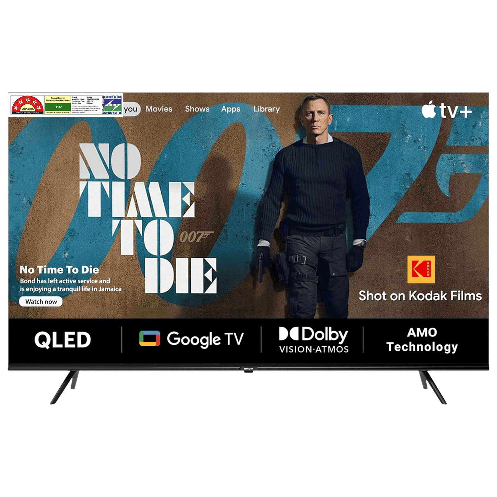 KODAK Matrix 127 cm (50 inch) QLED 4K Ultra HD Google TV with DTS TruSurround Technology (2022 model)_1