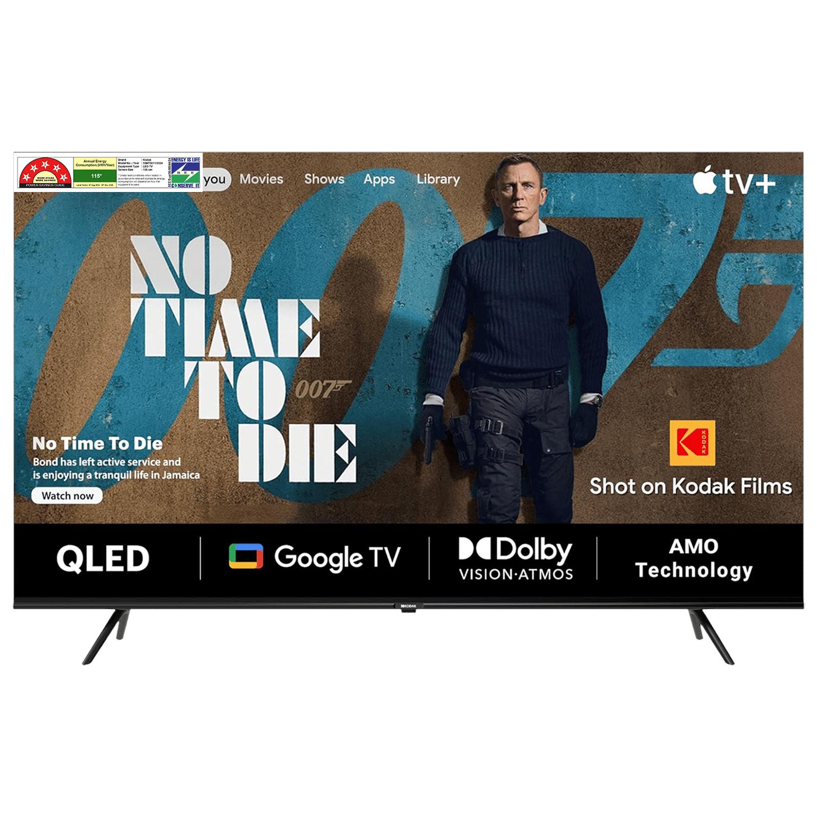 KODAK Matrix 127 cm (50 inch) QLED 4K Ultra HD Google TV with DTS TruSurround Technology (2022 model)_1