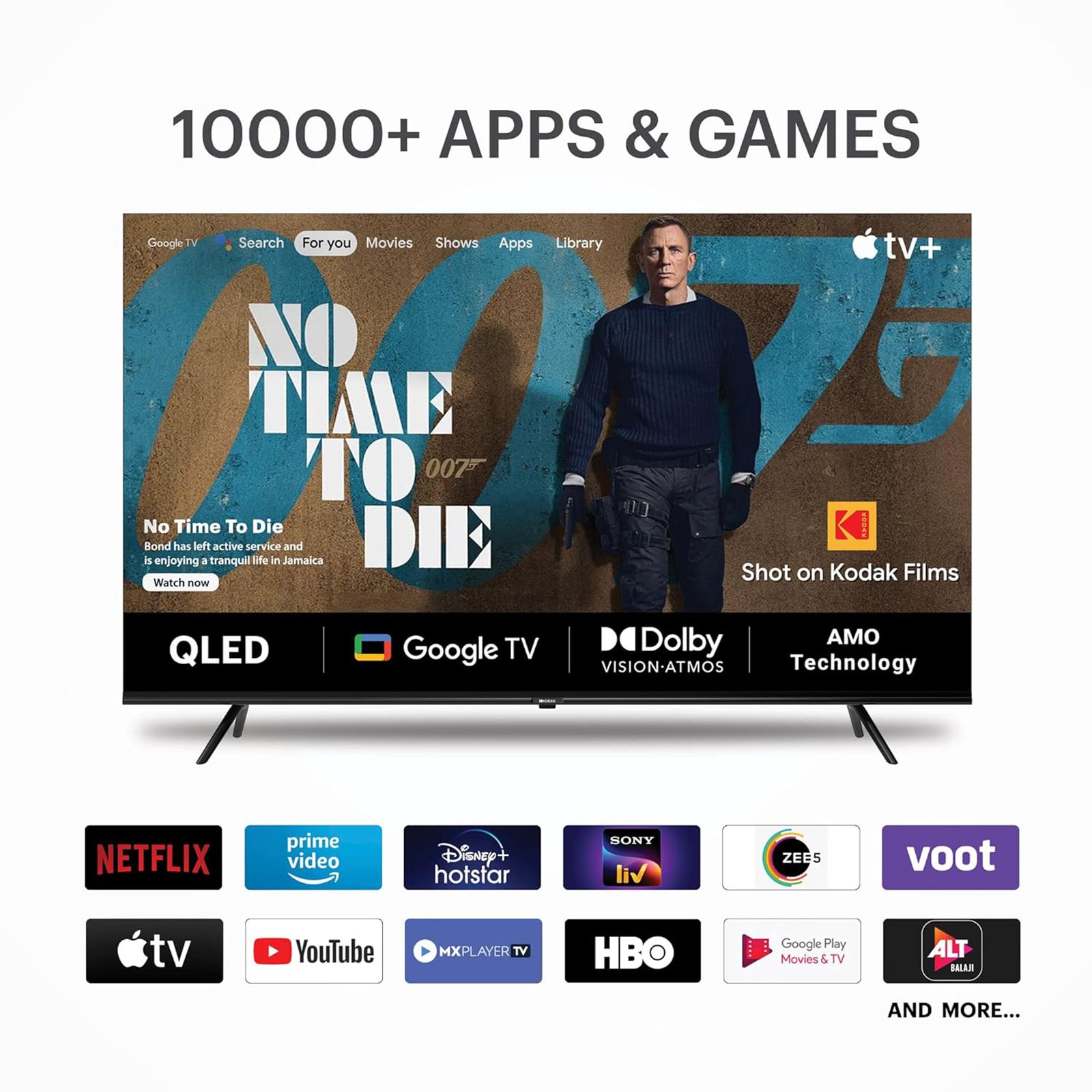 KODAK Matrix 127 cm (50 inch) QLED 4K Ultra HD Google TV with DTS TruSurround Technology (2022 model)_15