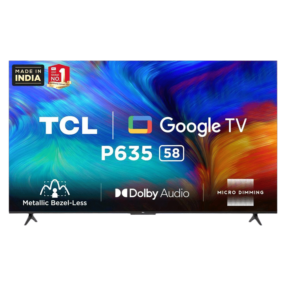 TCL P Series 147 cm (58 inch) 4K Ultra HD LED Smart Android TV with Google Assistant (2022 model)_1