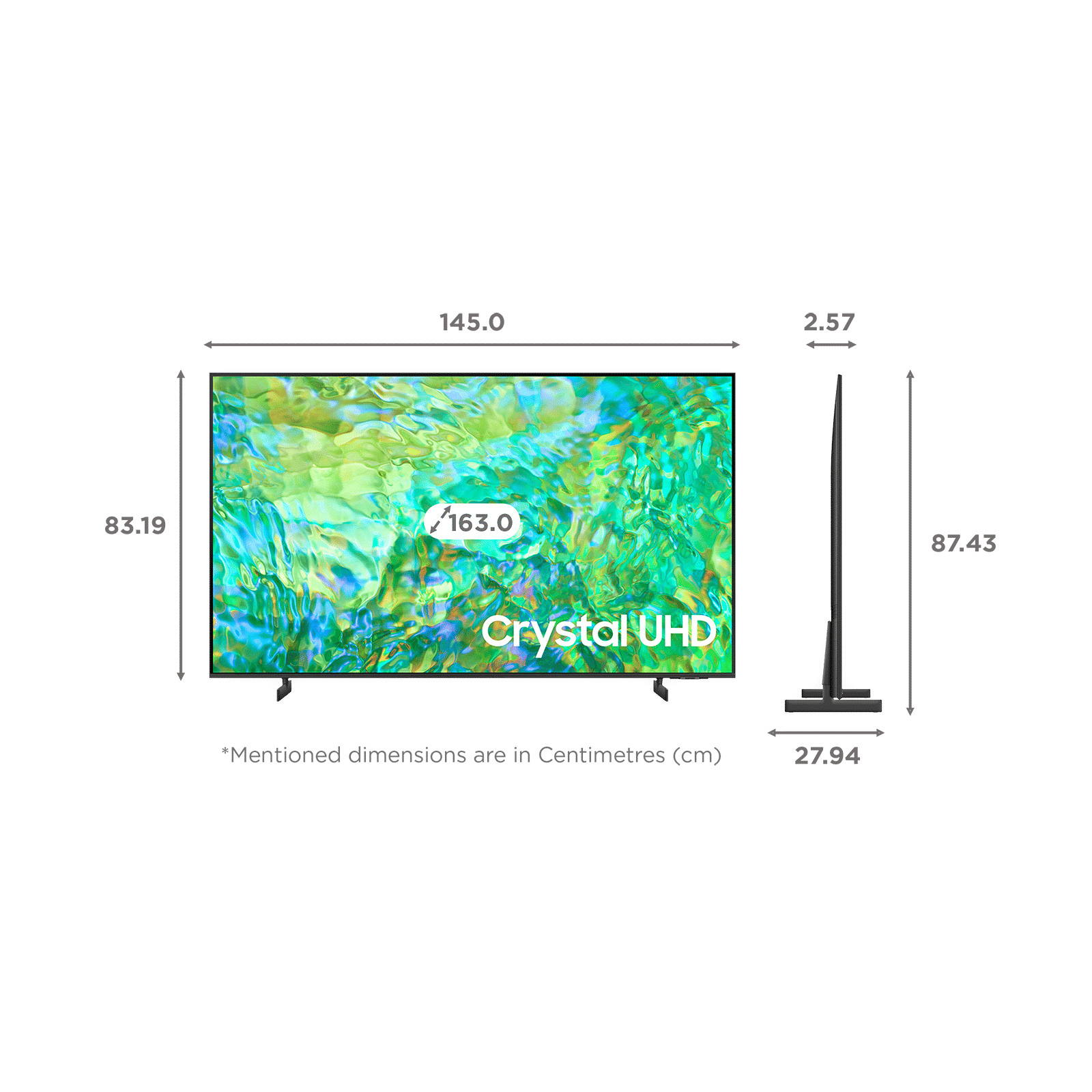 SAMSUNG 8 Series 165 cm (65 inch) 4K Ultra HD LED Tizen TV with Adaptive Sound_2