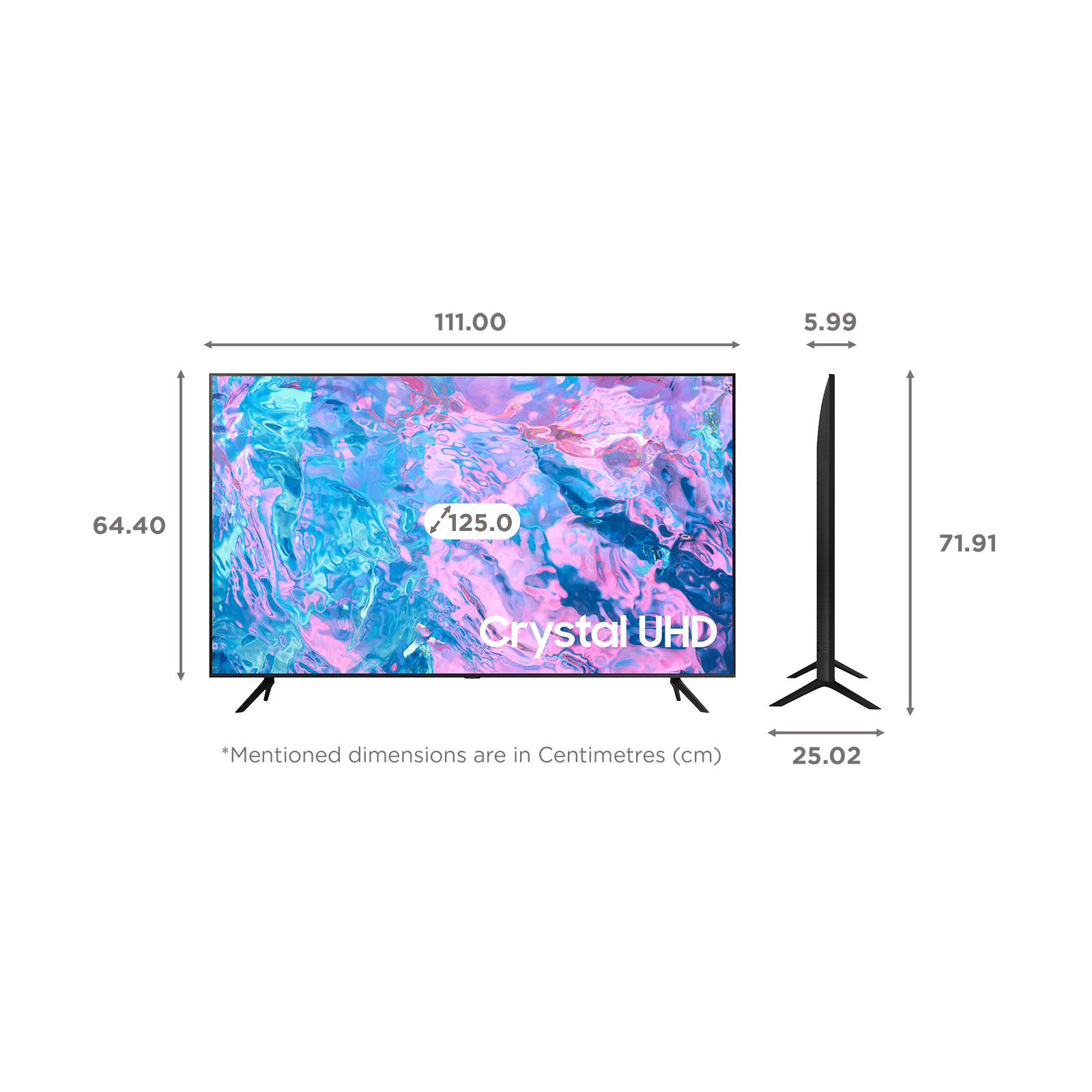 SAMSUNG 7 Series 125 cm (50 inch) 4K Ultra HD LED Tizen TV with Bezel-less Display_2
