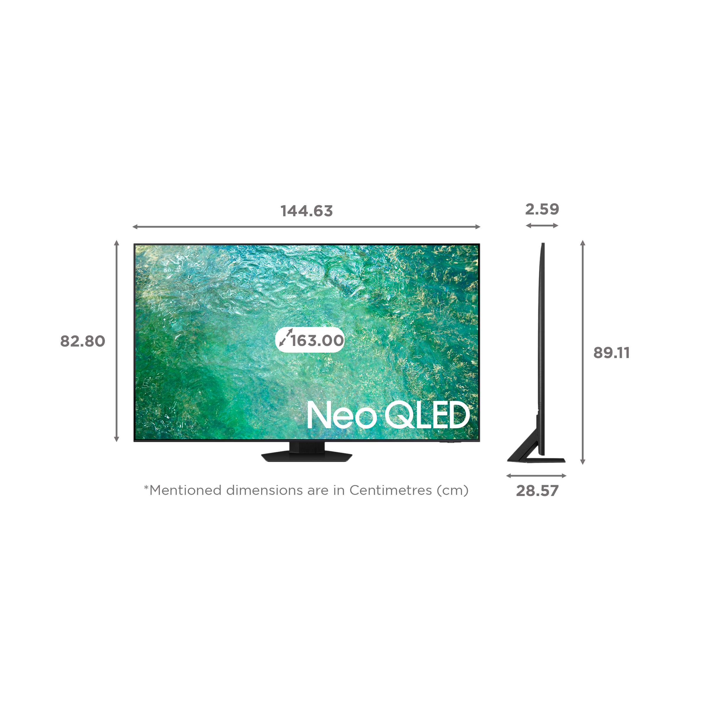 SAMSUNG 8 Series 165 cm (65 inch) 4K Ultra HD QLED Tizen TV with Bezel-less Display_2