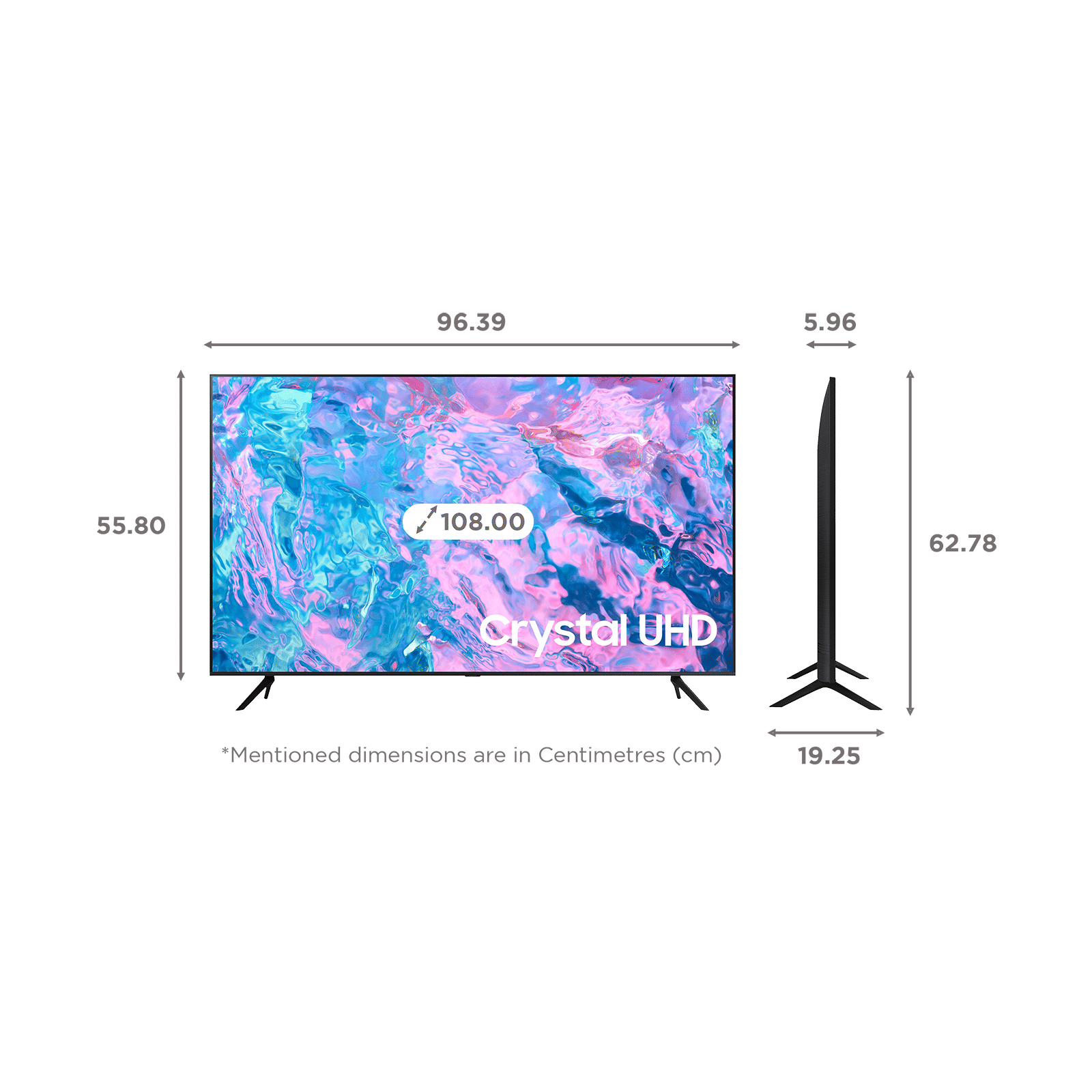 SAMSUNG 7 Series 109 cm (43 inch) 4K Ultra HD LED Tizen TV with Adaptive Sound SAMSUNG 7 Series 109 cm (43 inch) 4K Ultra HD LED Tizen TV with Adaptive Sound_2