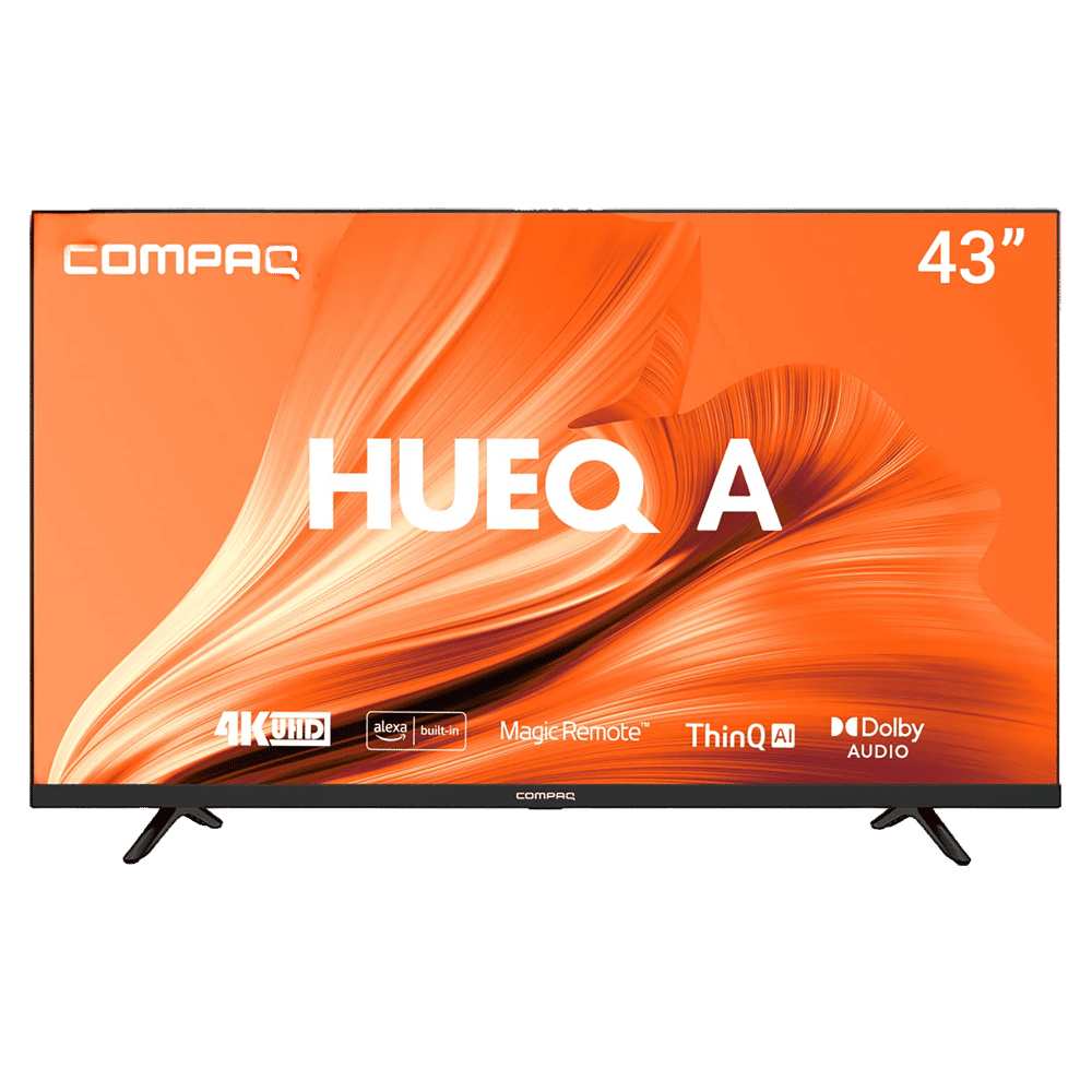 Compaq HUEQ A 109 cm (43 inch) 4K Ultra HD LED WebOS TV with Dolby Audio (2022 model) Compaq HUEQ A 109 cm (43 inch) 4K Ultra HD LED WebOS TV with Dolby Audio (2022 model)_1