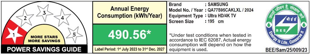 SAMSUNG 9 Series 195 cm (76.77 inch) OLED 4K Ultra HD TV with Q-Symphony_4