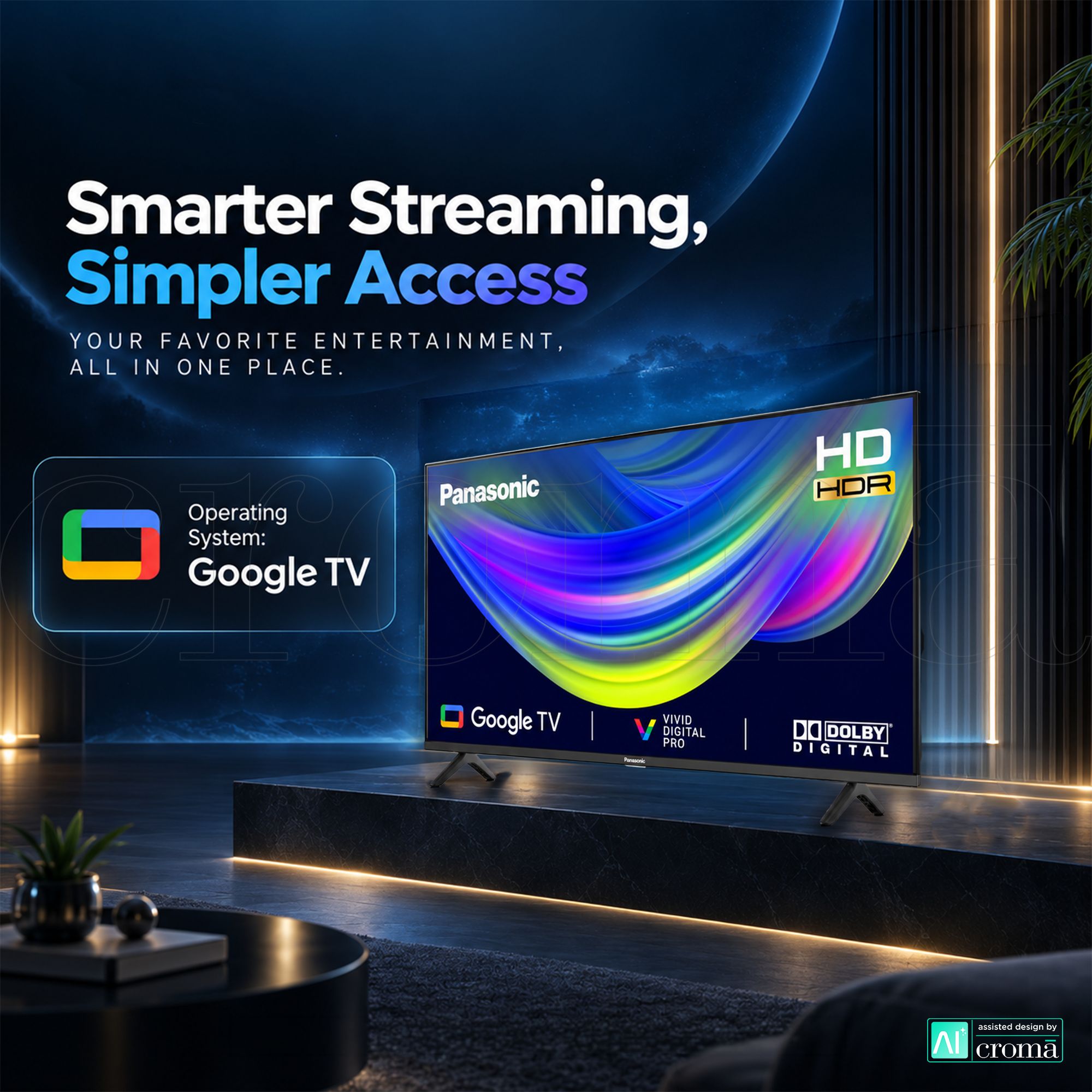Panasonic MS Series 80 cm (32 inch) HD LED Smart Google TV with Dolby Digital Audio_5
