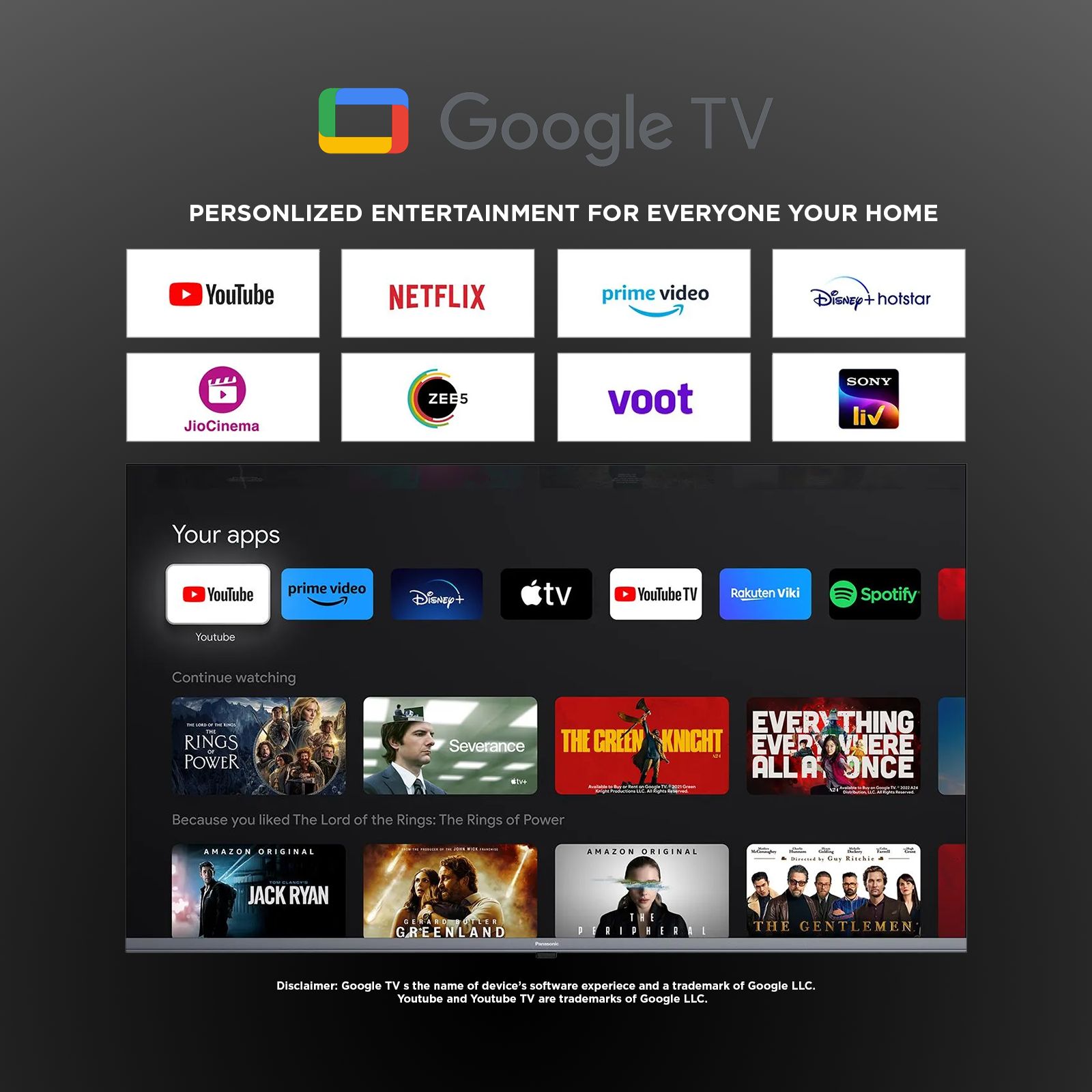 Panasonic MX Series 109 cm (43 inch) 4K Ultra HD LED Google TV with Audio Booster Plus Speaker Panasonic MX Series 109 cm (43 inch) 4K Ultra HD LED Google TV with Audio Booster Plus Speaker_12
