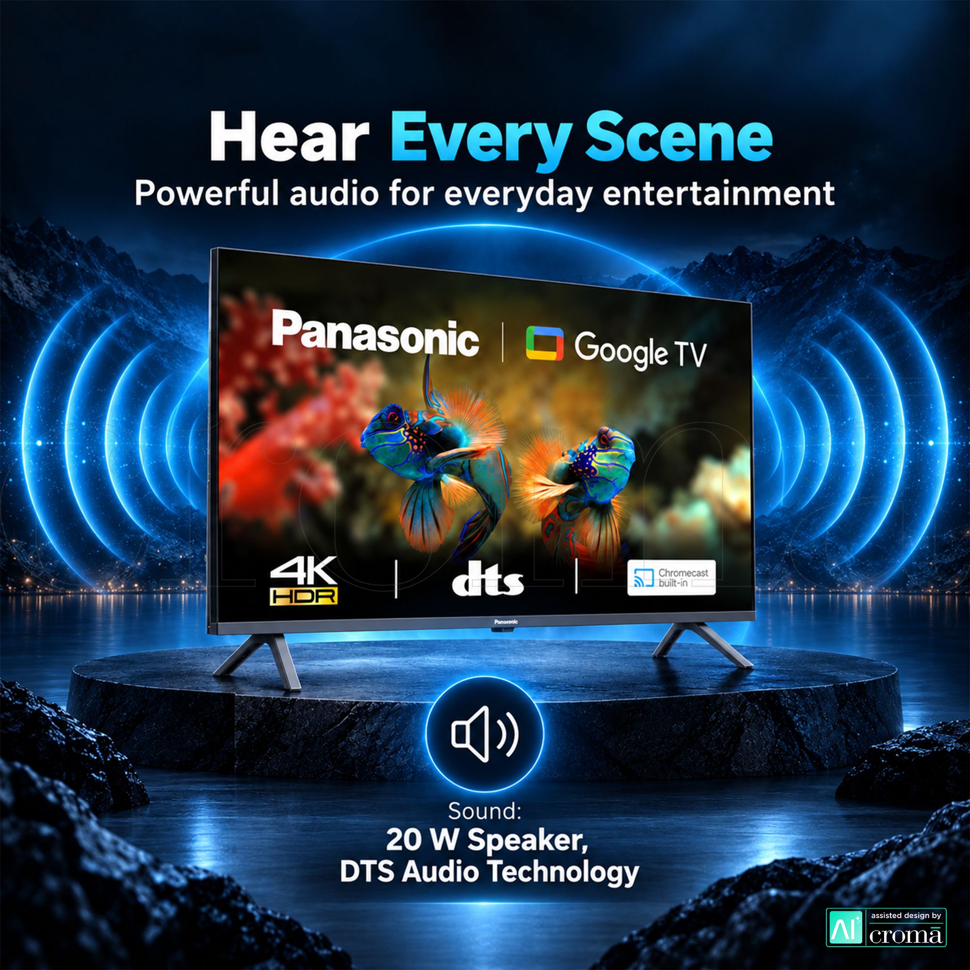 Panasonic MX Series 109 cm (43 inch) 4K Ultra HD LED Google TV with Audio Booster Plus Speaker Panasonic MX Series 109 cm (43 inch) 4K Ultra HD LED Google TV with Audio Booster Plus Speaker_6