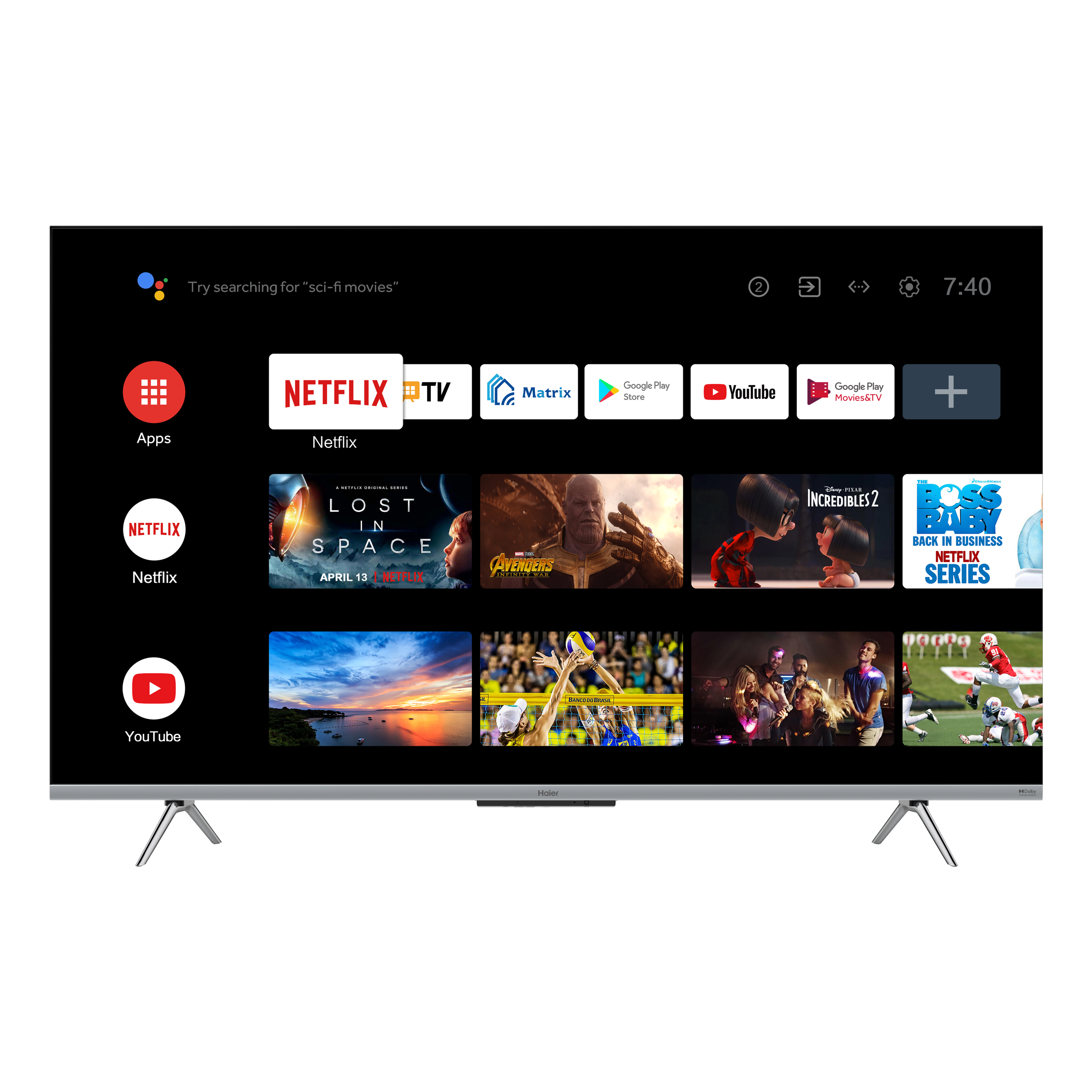 Haier GS Series 127 cm (50 inch) 4K Ultra HD LED Google TV with Dolby Atmos_1