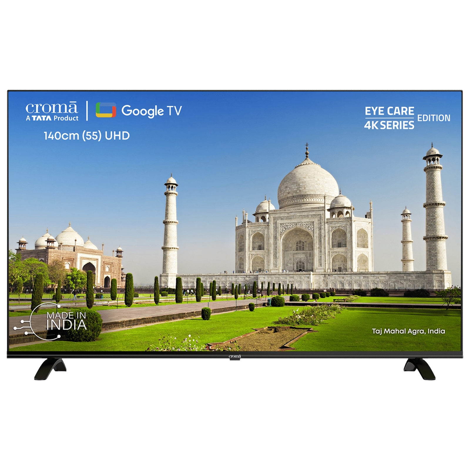 Croma 140 cm (55 inch) 4K Ultra HD LED Google TV with Bezel Less Display_1