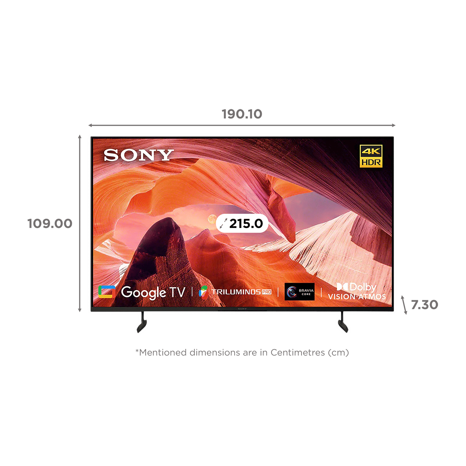 SONY X80L 215 cm (85 inch) 4K Ultra HD LED Google TV with X-Reality PRO (2023 model) SONY X80L 215 cm (85 inch) 4K Ultra HD LED Google TV with X-Reality PRO (2023 model)_2