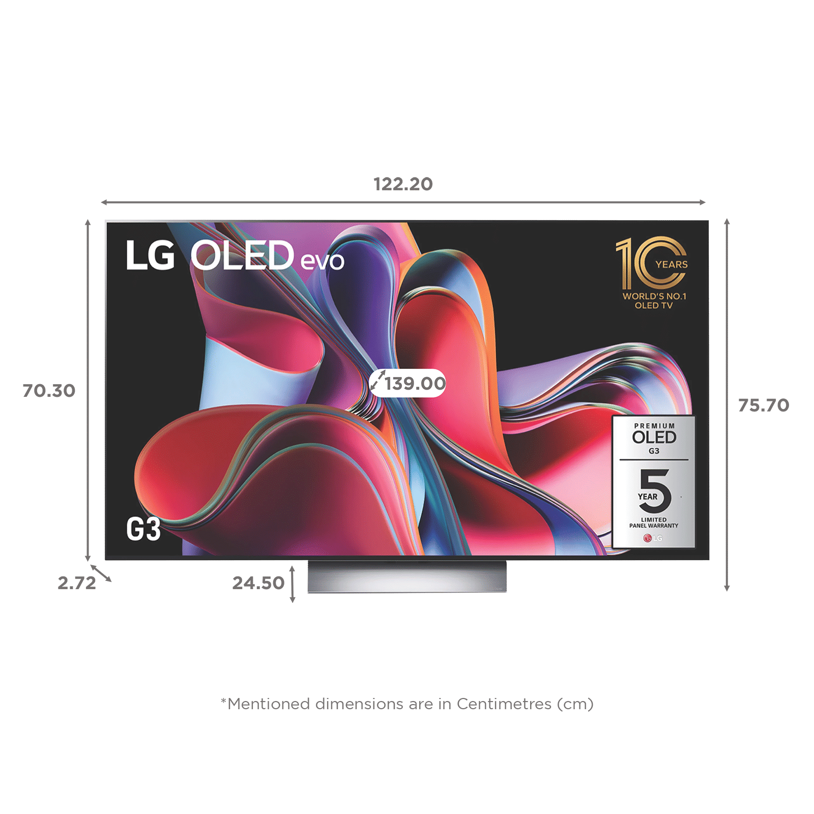 LG G3 140 cm (55 inch) OLED 4K Ultra HD WebOS TV with Dolby Vision and Dolby Atmos (2023 model)_2