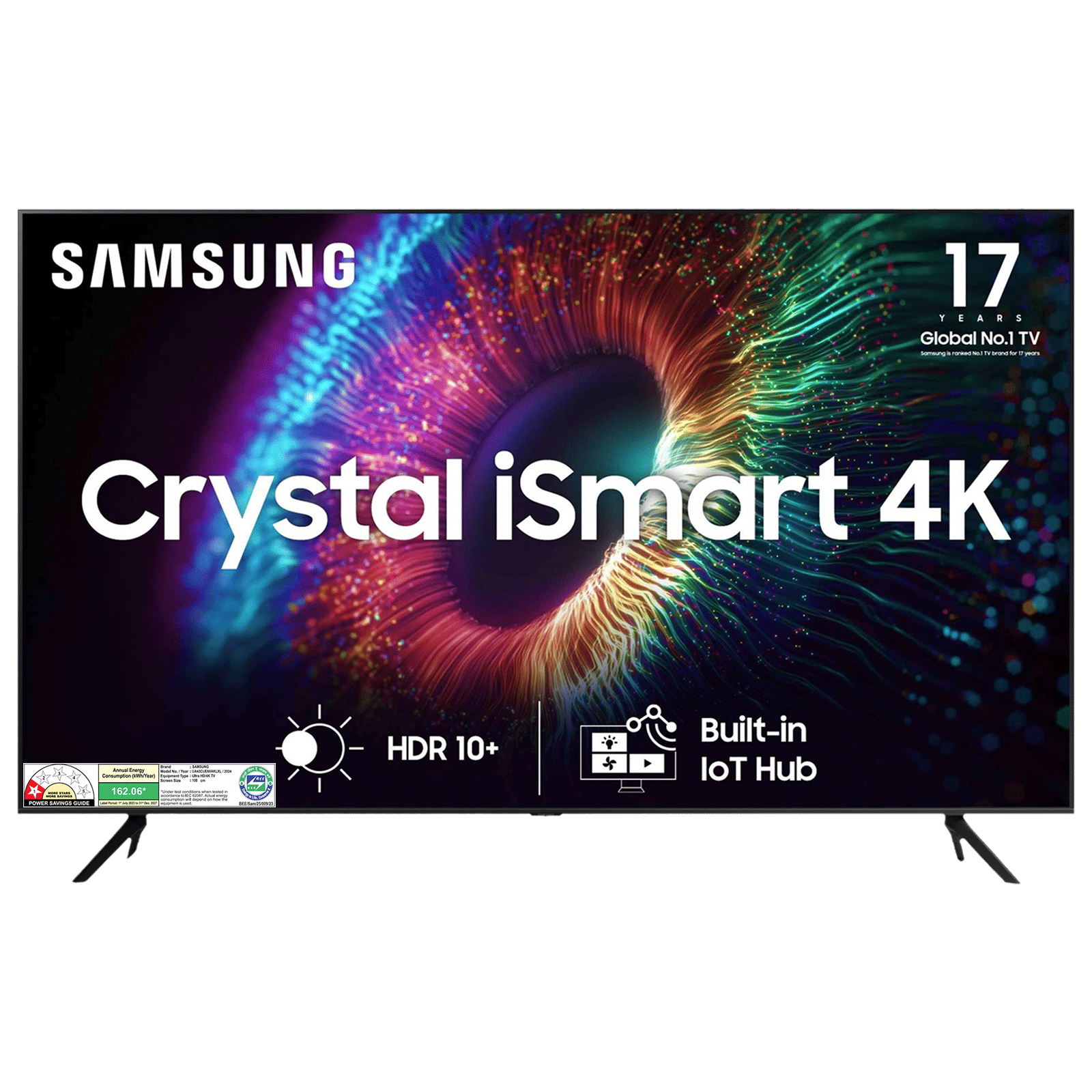 SAMSUNG CUE60 109 cm (43 inch) 4K Ultra HD LED Tizen TV with Crystal Processor 4K (2023 model)_1
