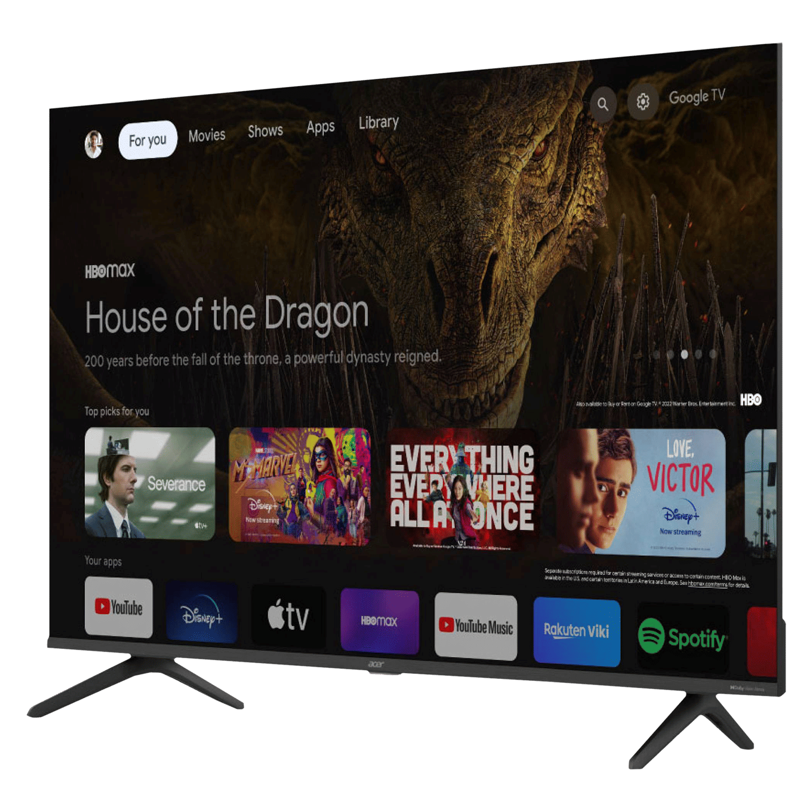 acer Advanced I Series 140 cm (55 inch) 4K Ultra HD LED Google TV with Dolby Vision and Dolby Audio (2023 model) acer Advanced I Series 140 cm (55 inch) 4K Ultra HD LED Google TV with Dolby Vision and Dolby Audio (2023 model)_5