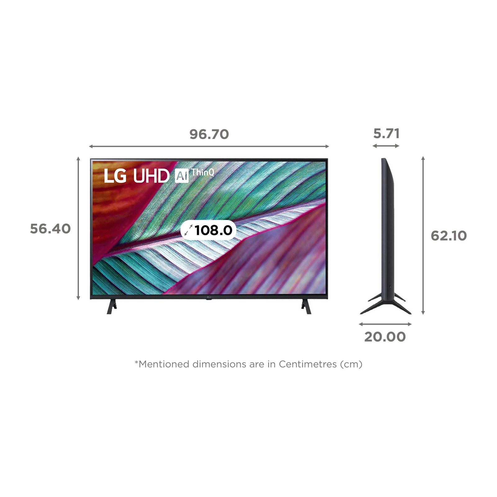 LG UR75 109 cm (43 inch) 4K Ultra HD LED WebOS TV with Gen5 AI Processor 4K_2