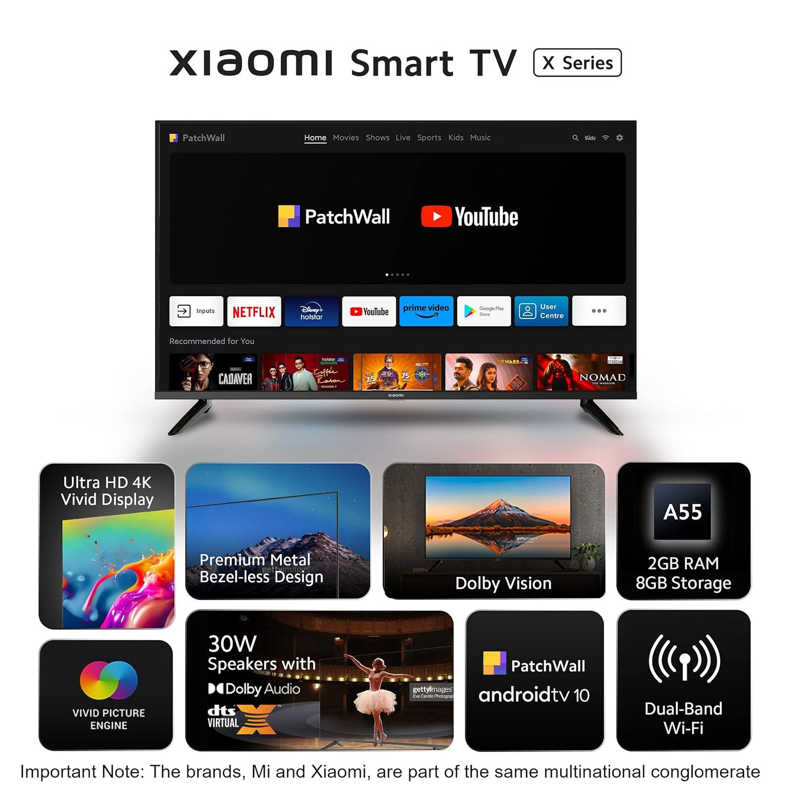 Xiaomi X Series 127 cm (50 inch) 4K Ultra HD LED Android TV with Dolby Audio (2023 model)_11