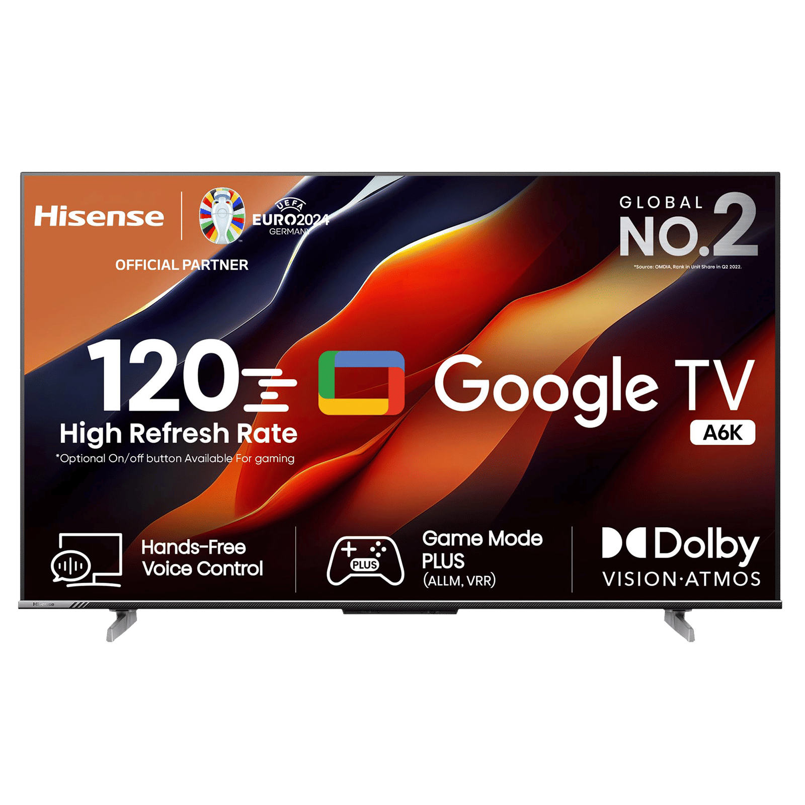 Hisense A6K 109 cm (43 inch) 4K Ultra HD LED Google TV with Dolby Atmos_1