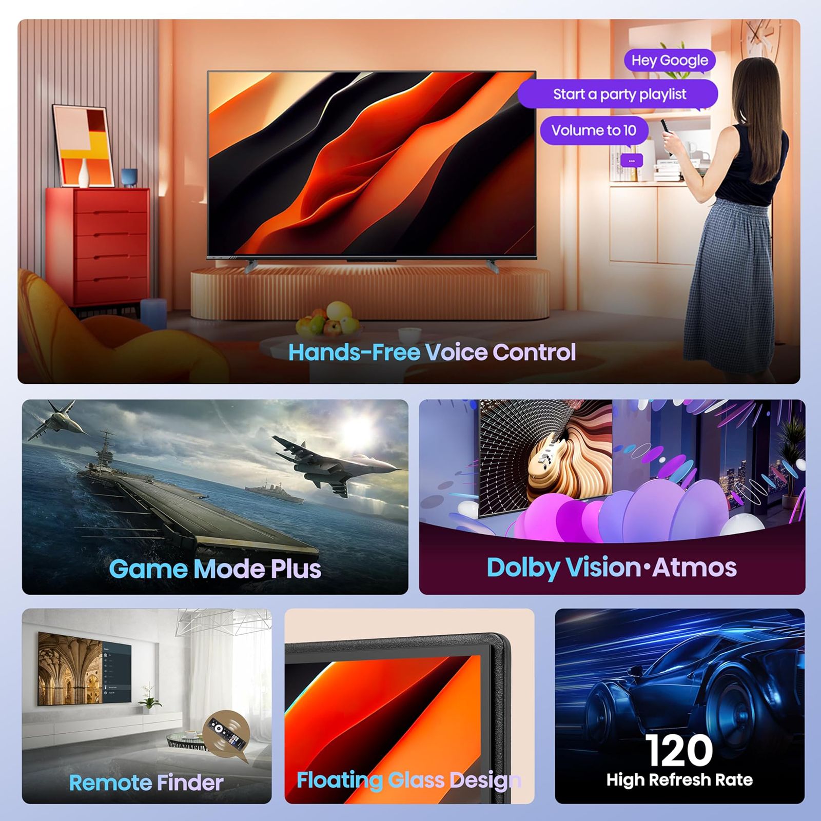 Hisense A6K 109 cm (43 inch) 4K Ultra HD LED Google TV with Dolby Atmos_13