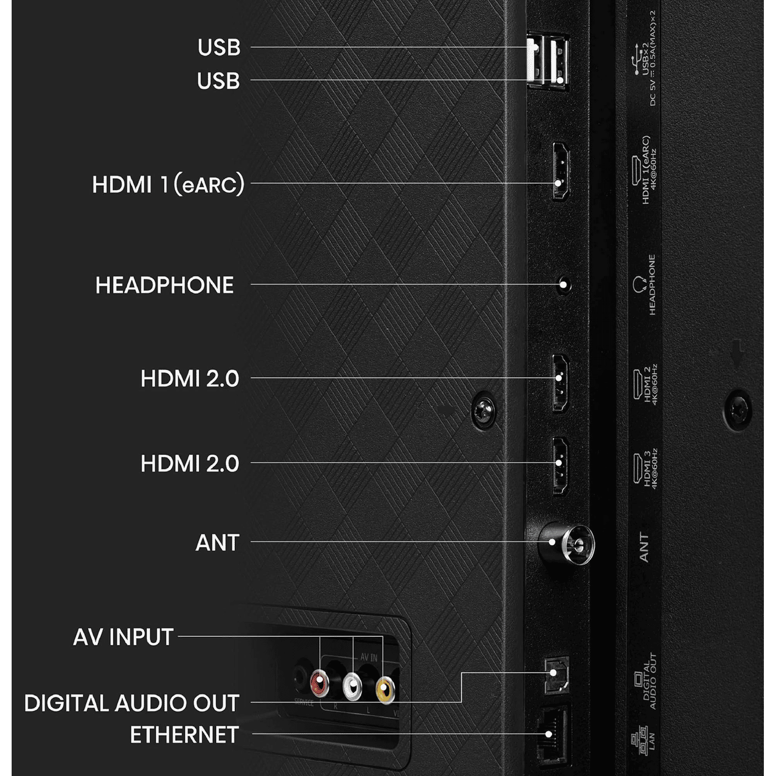 Hisense A6K 126 cm (50 inch) 4K Ultra HD LED Google TV with Dolby Atmos Hisense A6K 126 cm (50 inch) 4K Ultra HD LED Google TV with Dolby Atmos_7