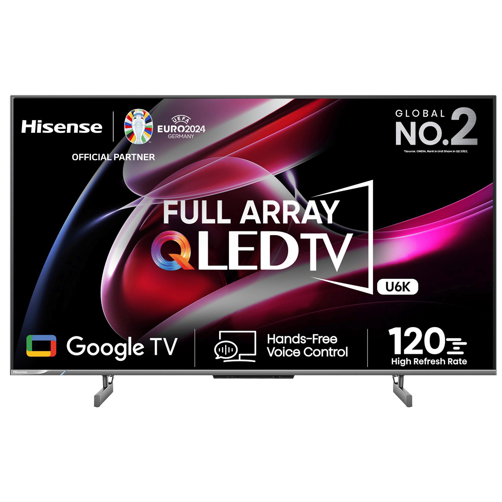 Hisense U6K 140 cm (55 inch) QLED 4K Ultra HD Google TV with Dolby Atmos (2023 model)_1
