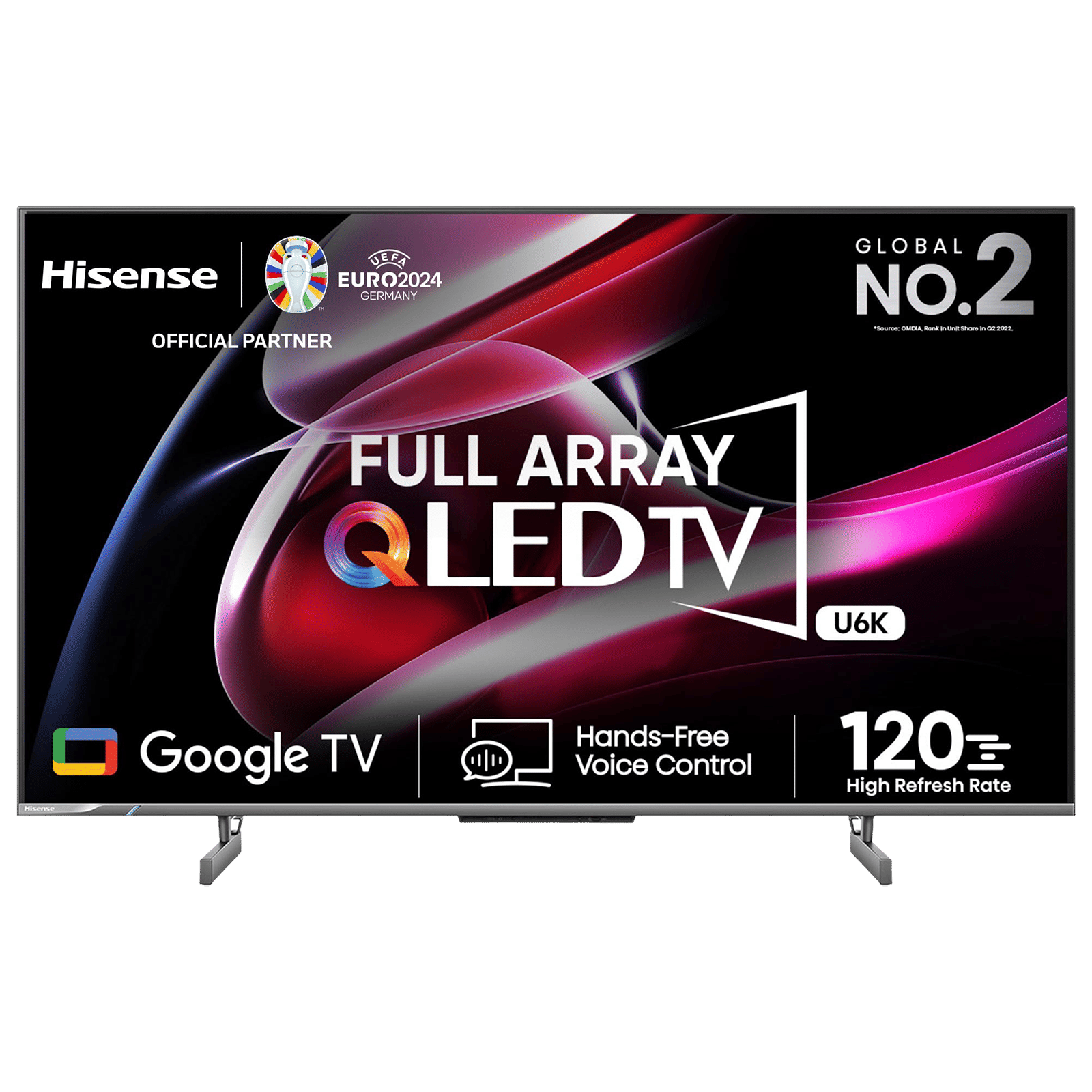 Hisense U6K 165 cm (65 inch) QLED 4K Ultra HD Google TV with Dolby Vision and Dolby Atmos (2023 model)_1