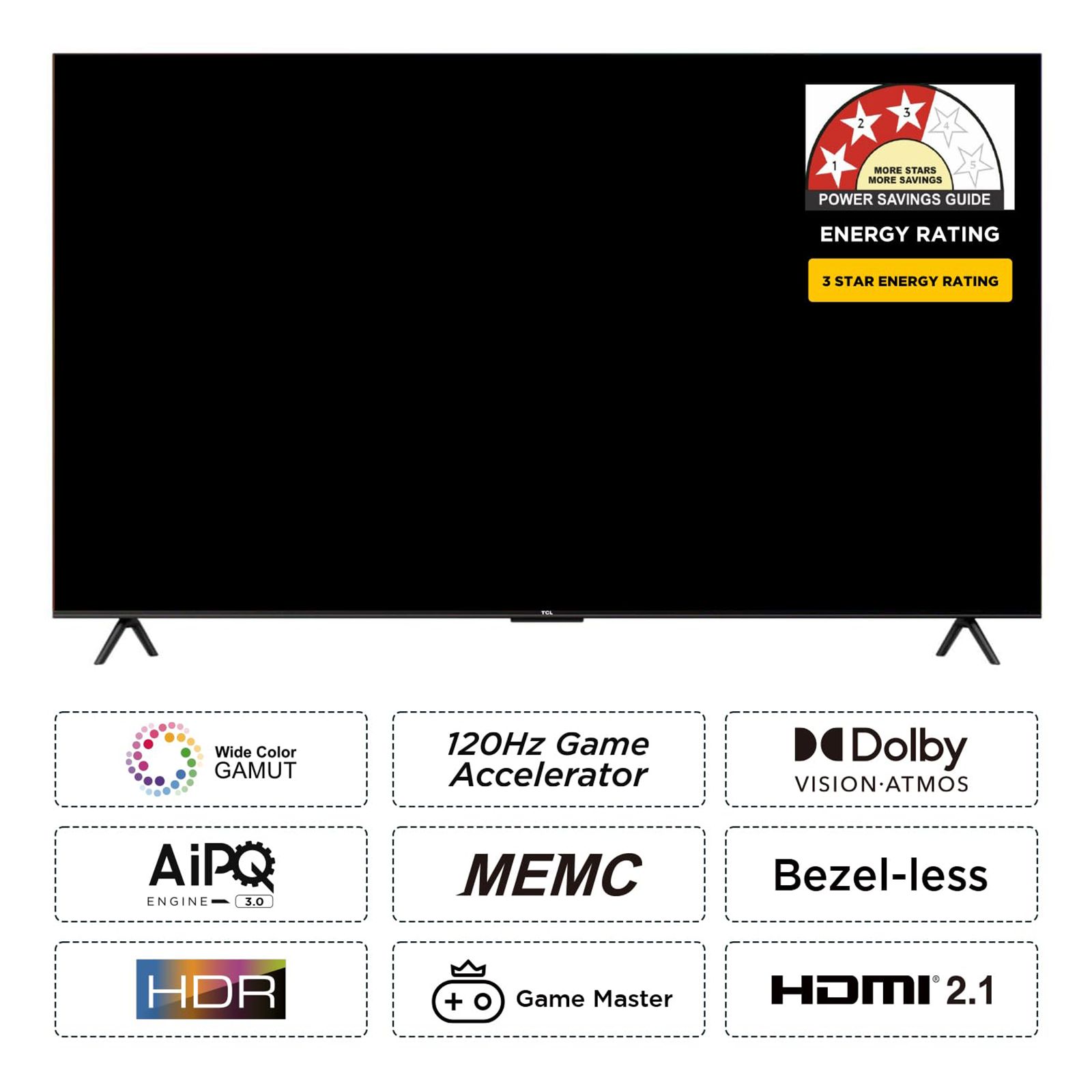 TCL P745 215 cm (85 inch) 4K Ultra HD LED Google TV with Dolby Vision and Dolby Atmos (2023 model)_13