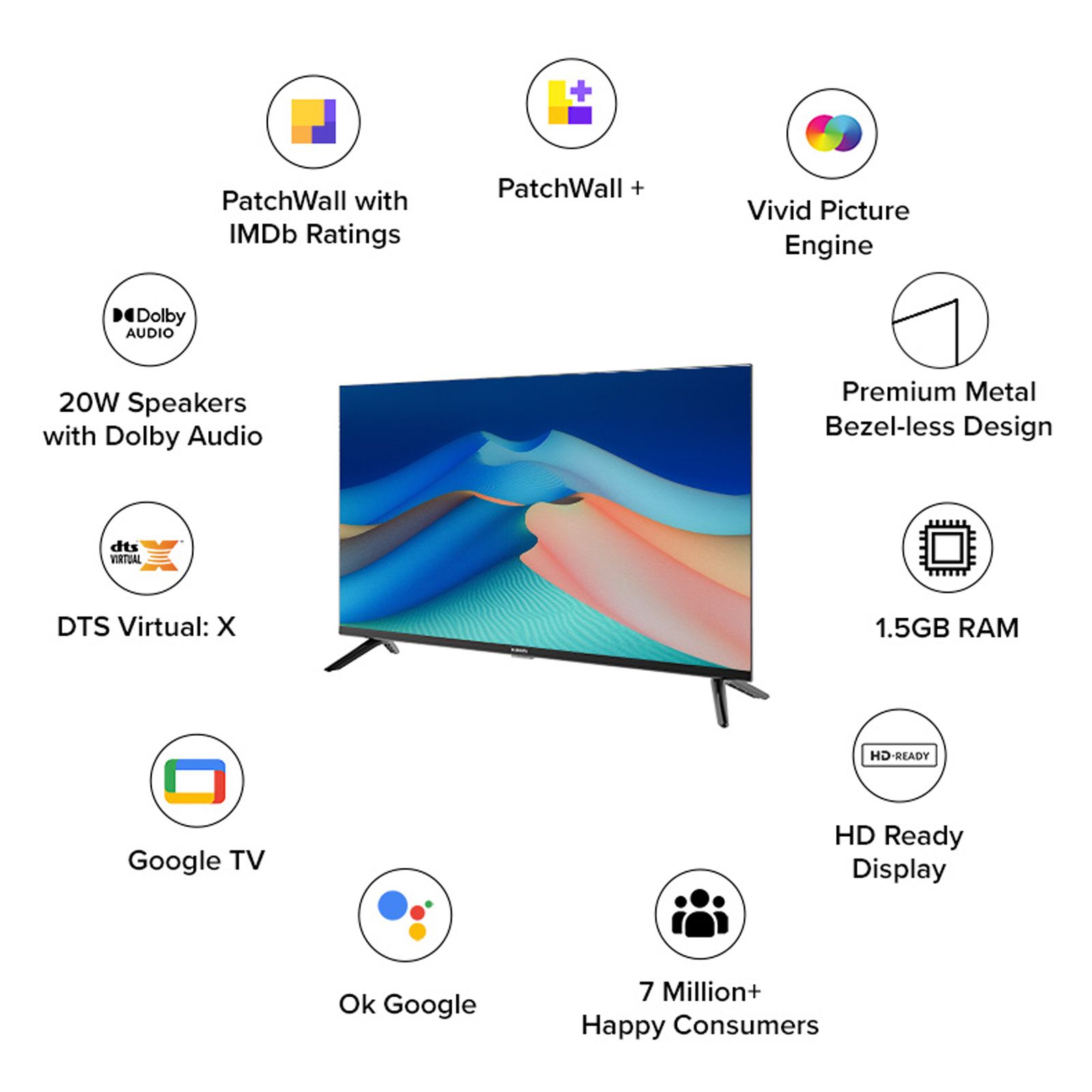 Xiaomi A Series 100 cm (40 inch) Full HD LED Smart Google TV with Dolby Audio (2023 model) Xiaomi A Series 100 cm (40 inch) Full HD LED Smart Google TV with Dolby Audio (2023 model)_8