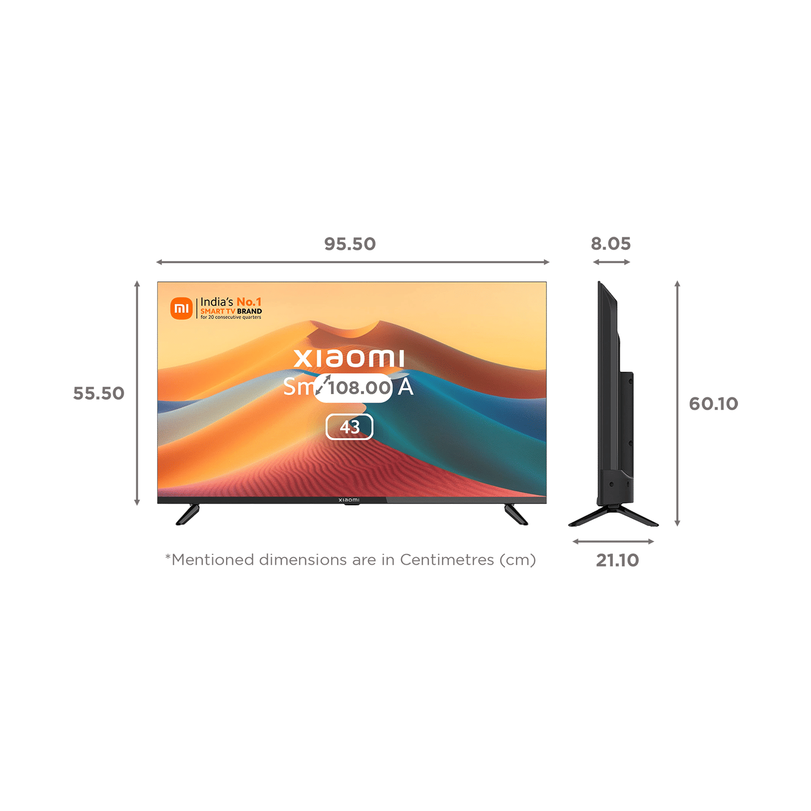 Xiaomi A Series 109 cm (43 inch) Full HD LED Smart Google TV with Dolby Audio (2023 model) Xiaomi A Series 109 cm (43 inch) Full HD LED Smart Google TV with Dolby Audio (2023 model)_2