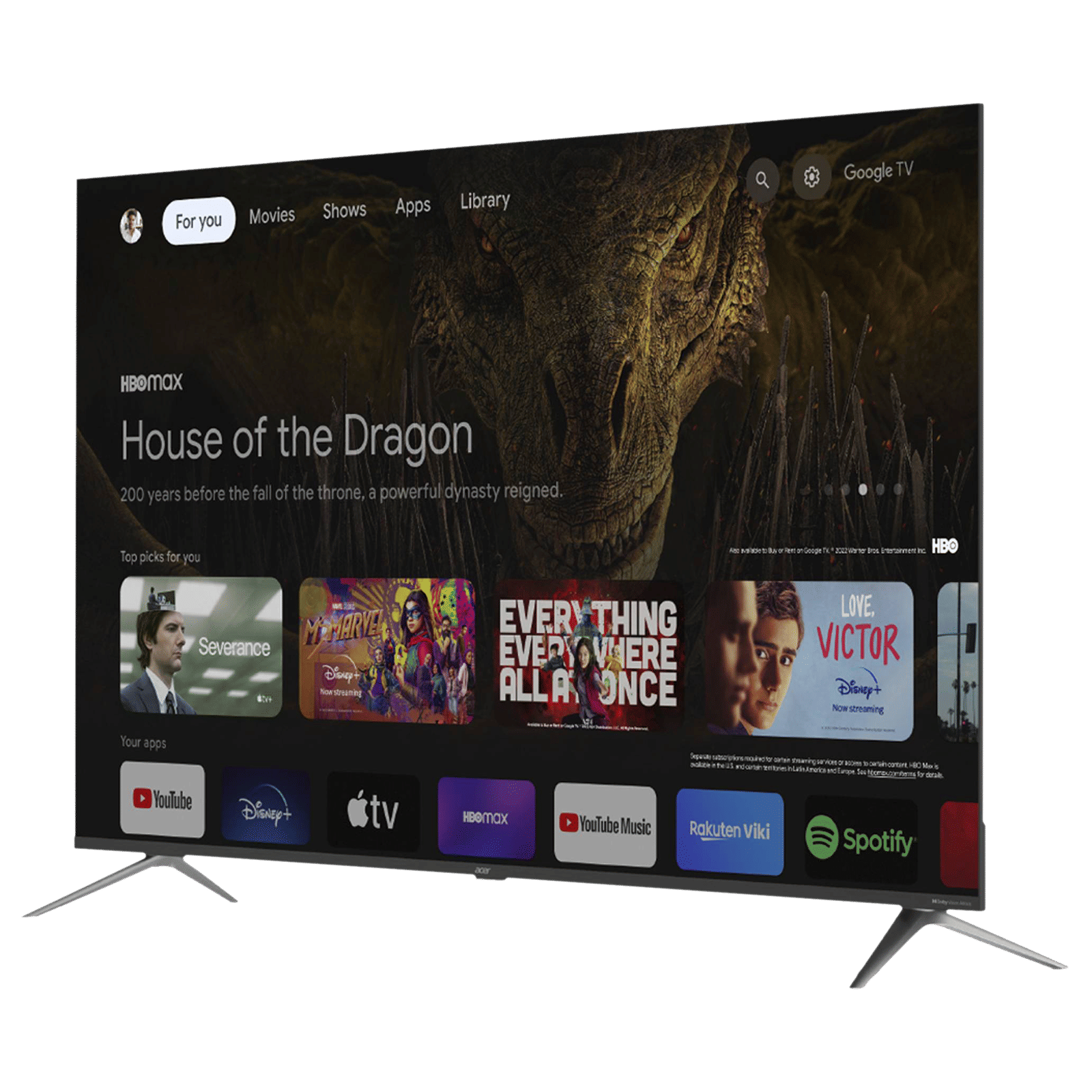 acer Advanced I Series 165 cm (65 inch) 4K Ultra HD LED Google TV with Dolby Vision and Dolby Audio (2023 model) acer Advanced I Series 165 cm (65 inch) 4K Ultra HD LED Google TV with Dolby Vision and Dolby Audio (2023 model)_6