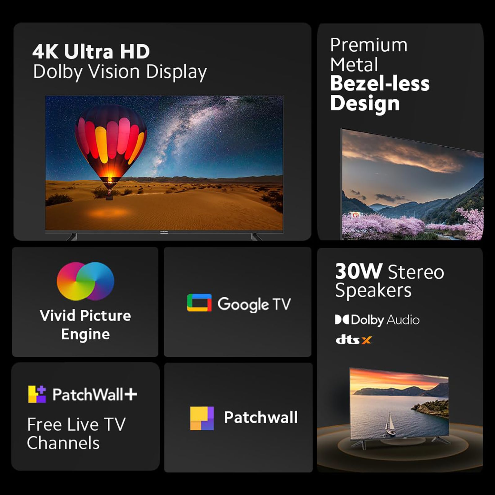 Xiaomi X Series 127 cm (50 inch) 4K Ultra HD LED Google TV with Dolby Vision & Dolby Atmos (2023 model)_11