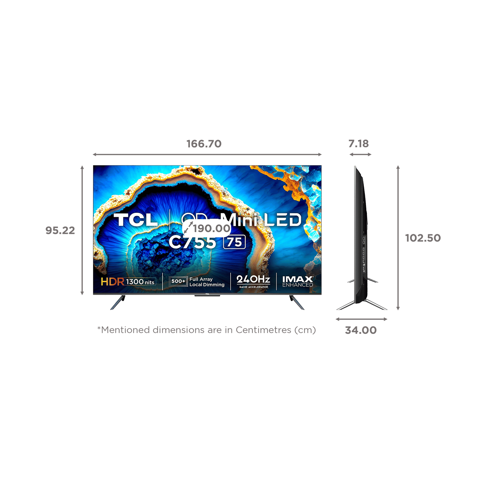 TCL C755 190 cm (75 inch) 2 Star QD Mini LED 4K Ultra HD Smart Google TV with Dolby Vision and Dolby Atmos (2023 model) TCL C755 190 cm (75 inch) 2 Star QD Mini LED 4K Ultra HD Smart Google TV with Dolby Vision and Dolby Atmos (2023 model)_2