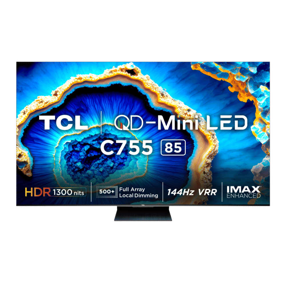 TCL C755 215 cm (85 inch) 2 Star QD Mini LED 4K Ultra HD Smart Google TV with Dolby Vision and Dolby Atmos (2023 model)_1