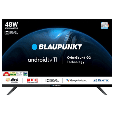 BLAUPUNKT CyberSound G2 Series 100 cm (40 inch) 3 Star Full HD LED Smart Android TV with Dolby Digital Plus (2023 model)
