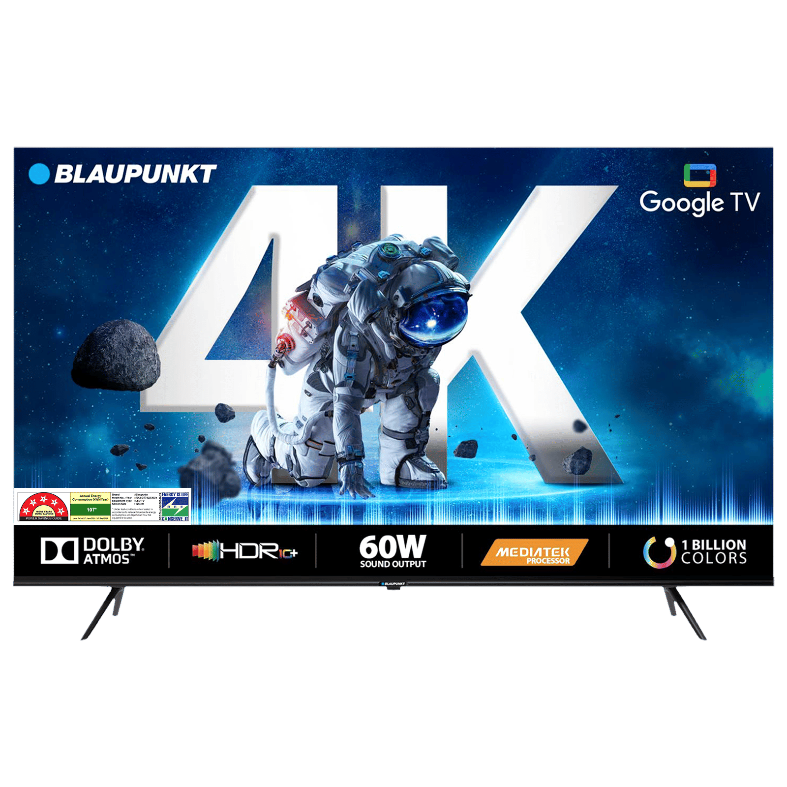 BLAUPUNKT CyberSound G2 127 cm (50 inch) LED 4K Ultra HD Google TV with Dolby Atmos (2023 model)_1