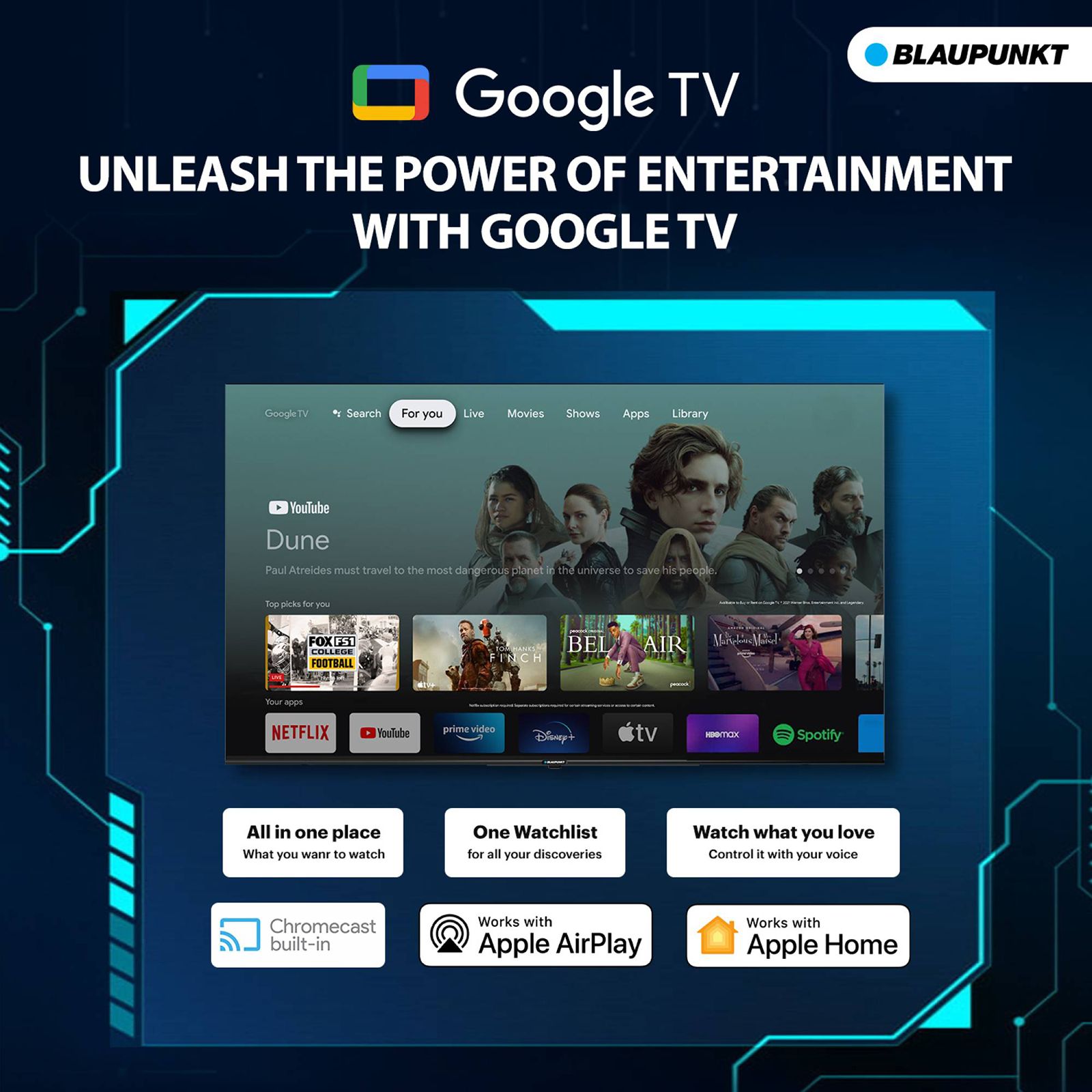 BLAUPUNKT CyberSound G2 127 cm (50 inch) LED 4K Ultra HD Google TV with Dolby Atmos (2023 model)_17