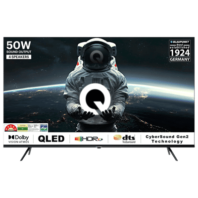 BLAUPUNKT Quantum Dot 109 cm (43 inch) 3 Star QLED 4K Ultra HD Google TV with DTS TruSurround (2023 model)
