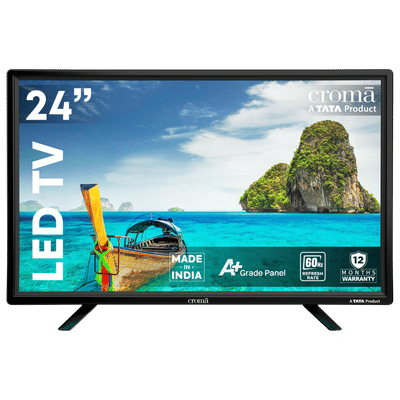 Croma 60 cm (24 inch) HD Ready LED TV with A
                      Plus Grade Panel